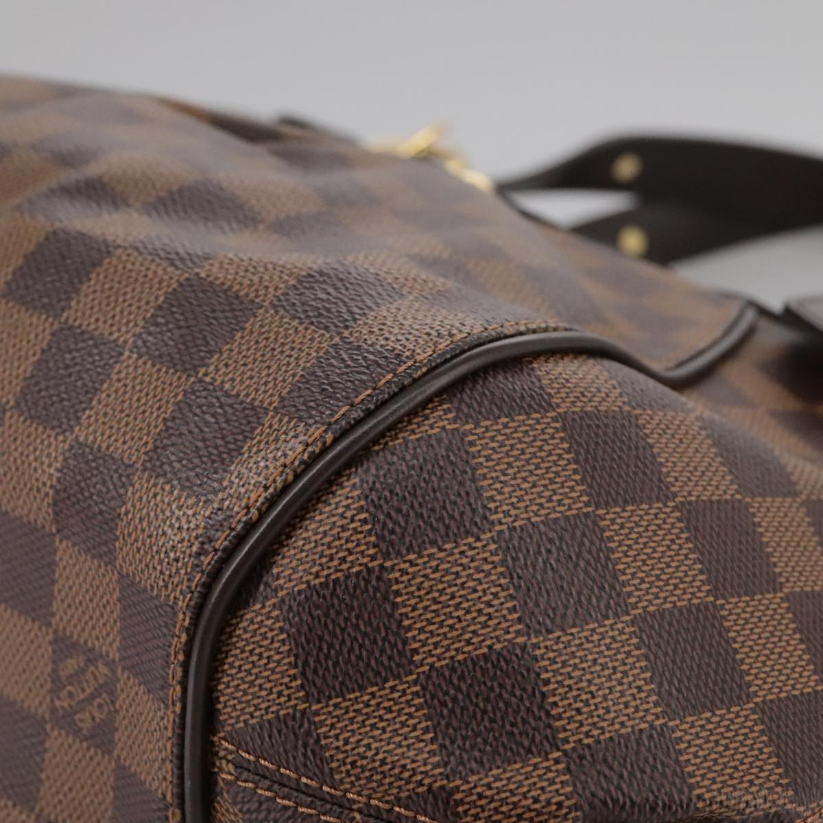 LOUIS VUITTON Damier Ebene Sistina PM Tote Bag N41524 LV Auth PP111V