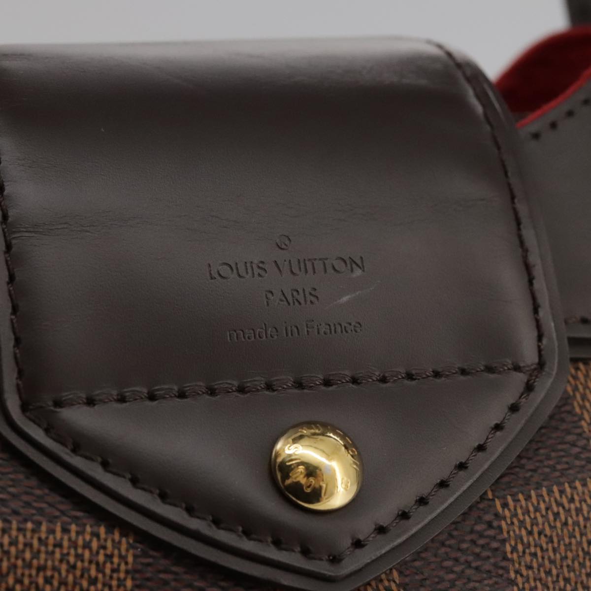 LOUIS VUITTON Damier Ebene Sistina PM Tote Bag N41524 LV Auth PP111V