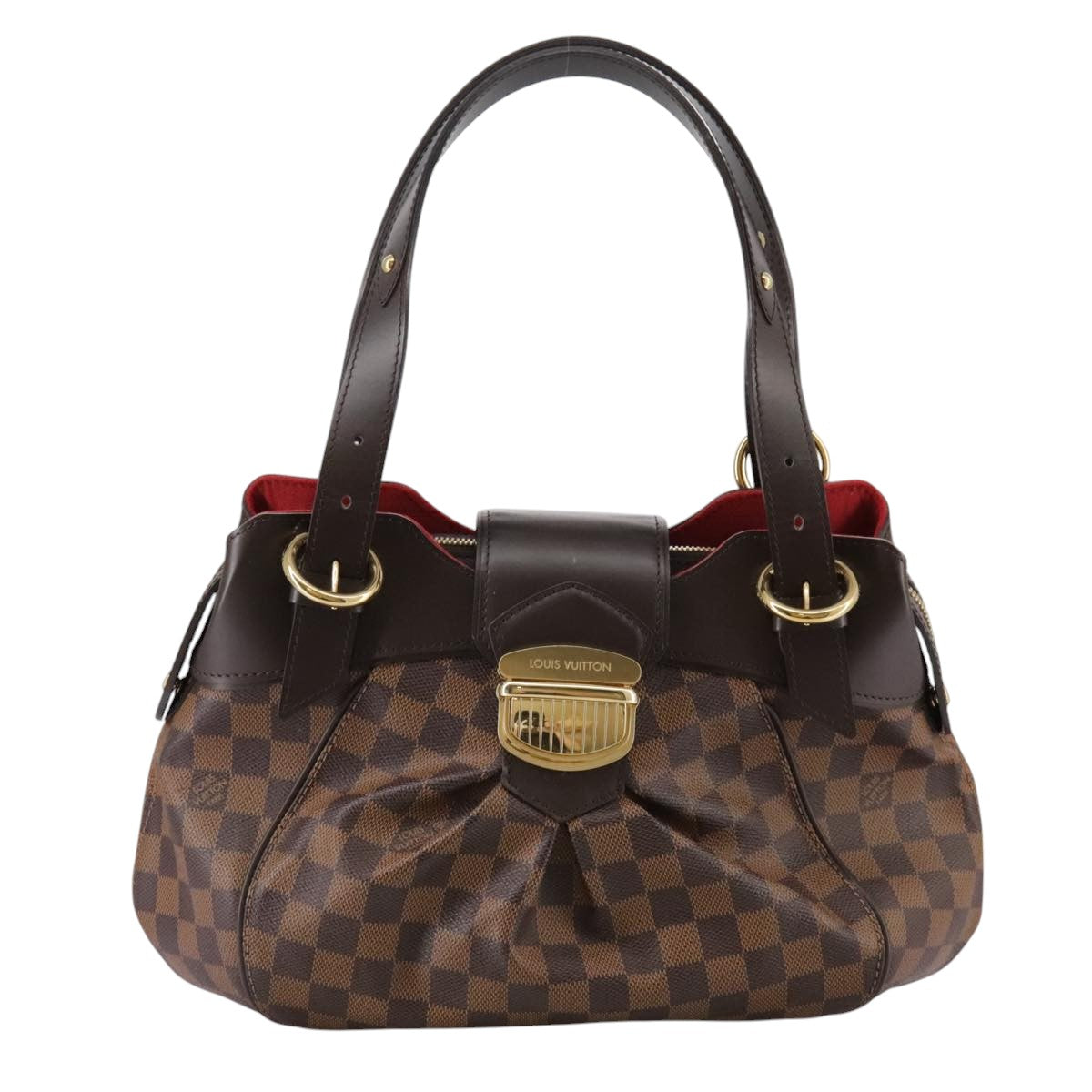 LOUIS VUITTON Damier Ebene Sistina PM Tote Bag N41524 LV Auth PP111V
