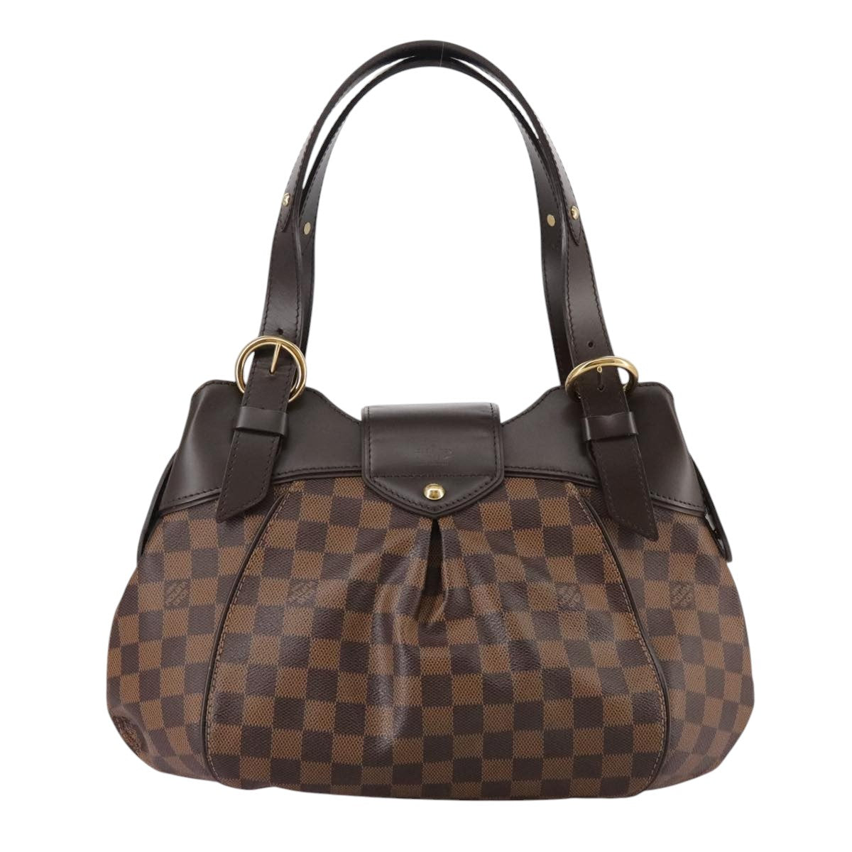 LOUIS VUITTON Damier Ebene Sistina PM Tote Bag N41524 LV Auth PP111V