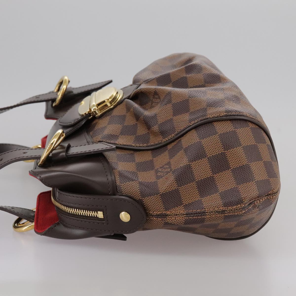 LOUIS VUITTON Damier Ebene Sistina PM Tote Bag N41524 LV Auth PP111V