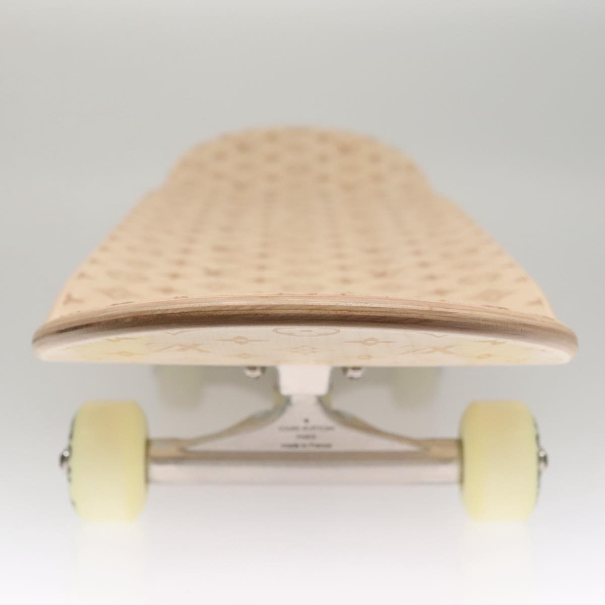 LOUIS VUITTON Skateboard Wood Beige GI0637 LV Auth 115970M