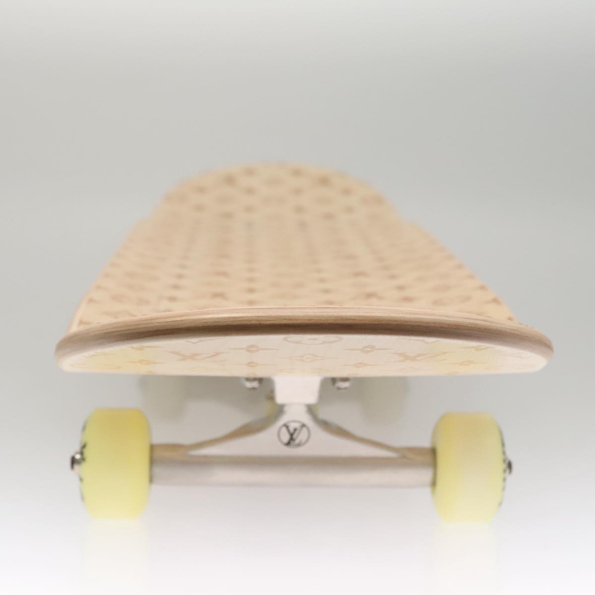 LOUIS VUITTON Skateboard Wood Beige GI0637 LV Auth 115970M