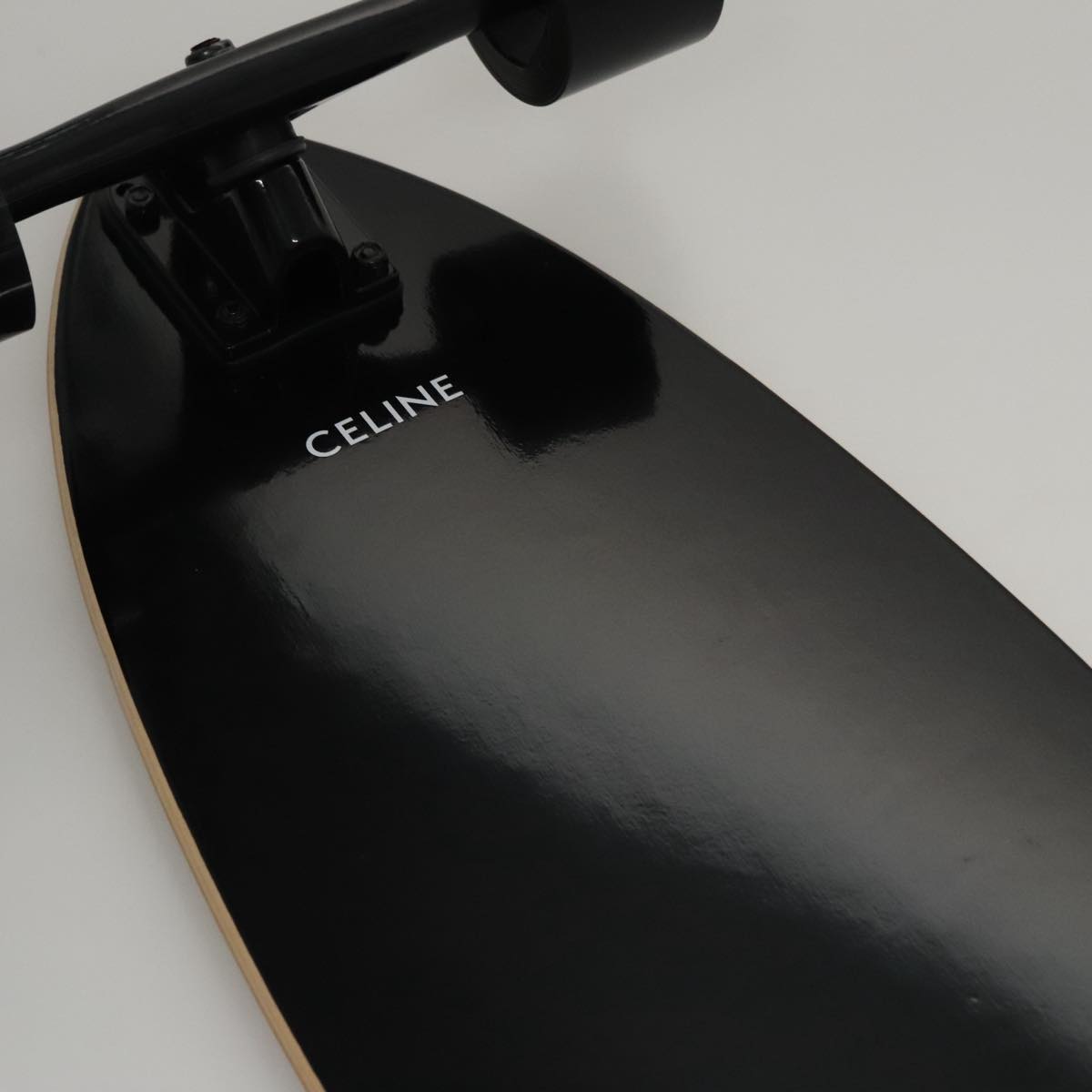 CELINE Scott Daniel Ellison Collaboration Skateboard Wood Black Auth 115971M