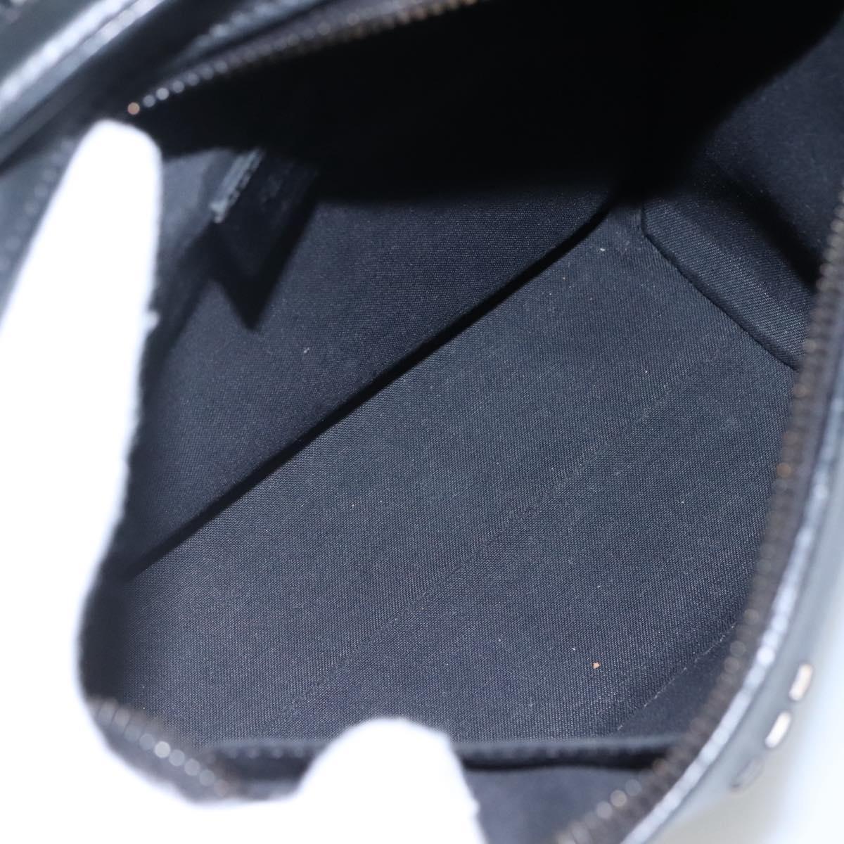 FENDI Hand Bag Leather 2way Black Auth PP274V