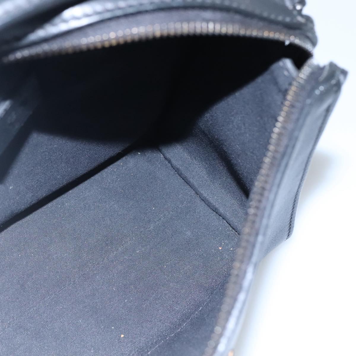 FENDI Hand Bag Leather 2way Black Auth PP274V