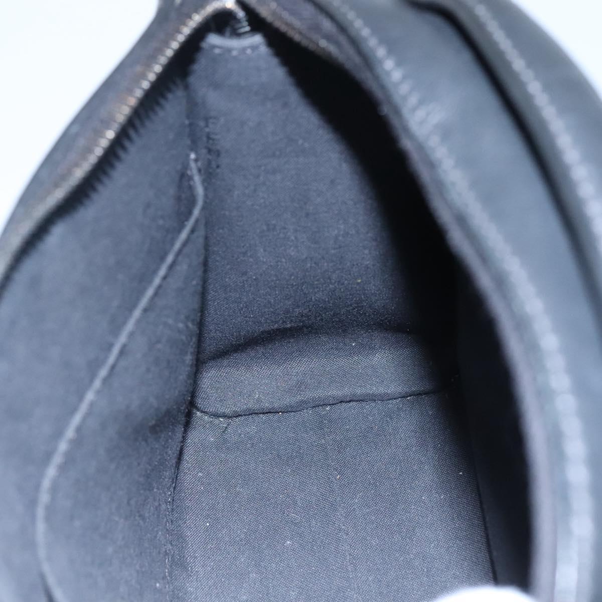 FENDI Hand Bag Leather 2way Black Auth PP274V