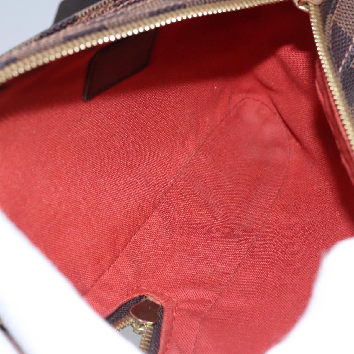 LOUIS VUITTON Damier Ebene Geronimos Shoulder Bag N51994 LV Auth PP367