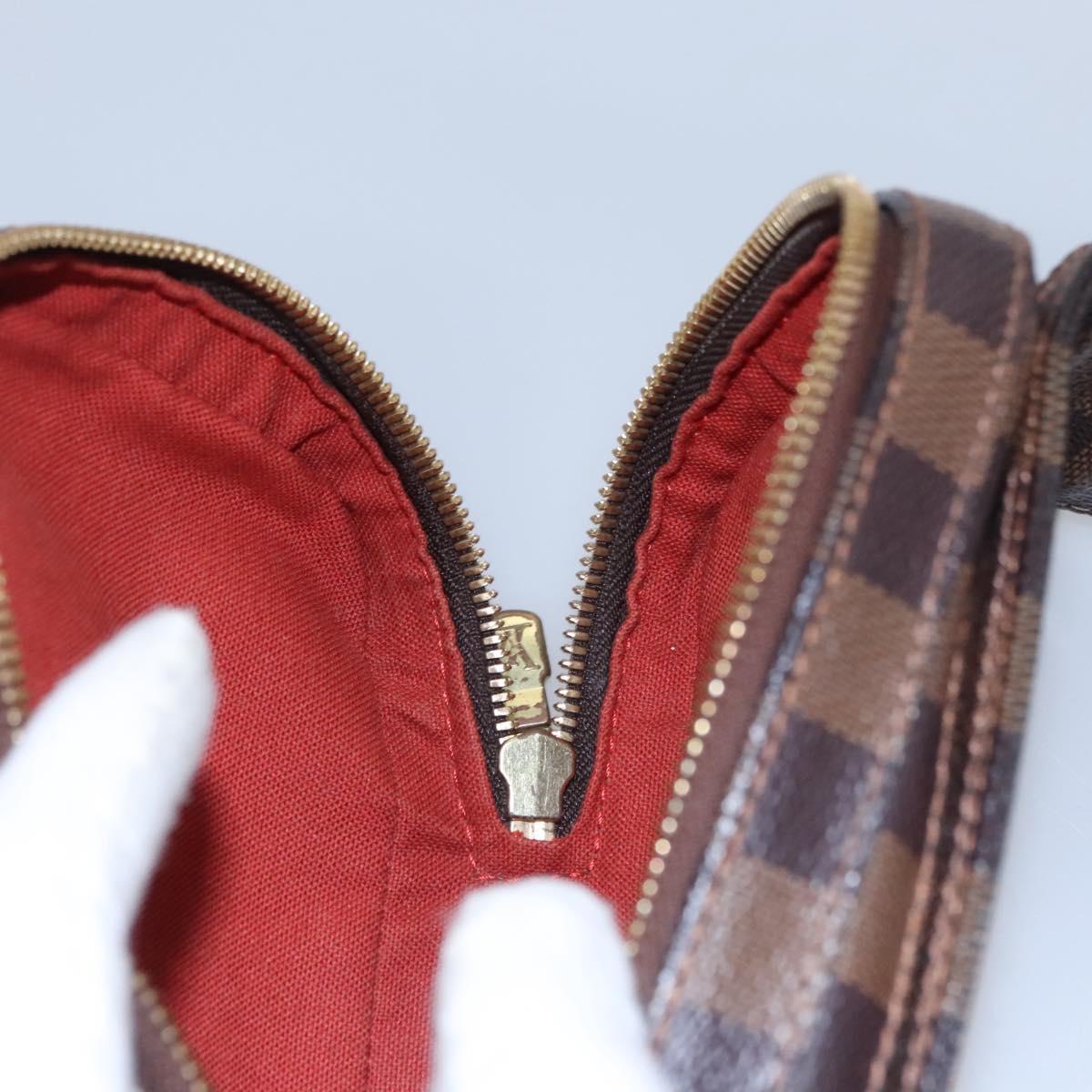 LOUIS VUITTON Damier Ebene Geronimos Shoulder Bag N51994 LV Auth PP367