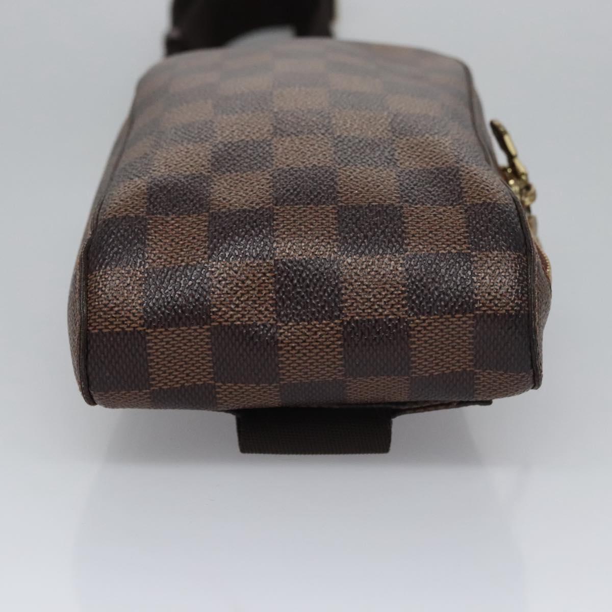 LOUIS VUITTON Damier Ebene Geronimos Shoulder Bag N51994 LV Auth PP367