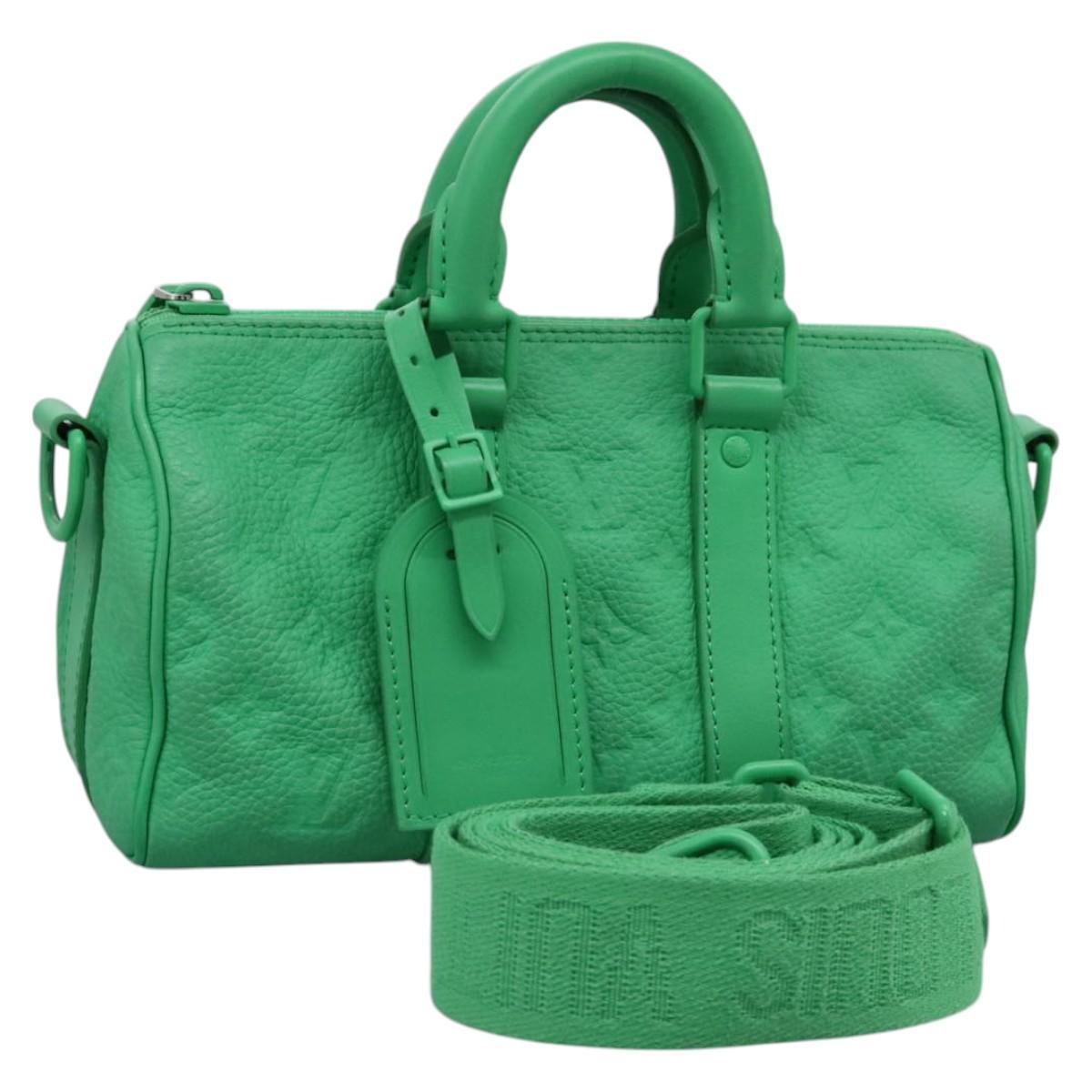 LOUIS VUITTON Empreinte Giant Keepall Bandouliere 25 Bag M20929 LV Auth PP369A