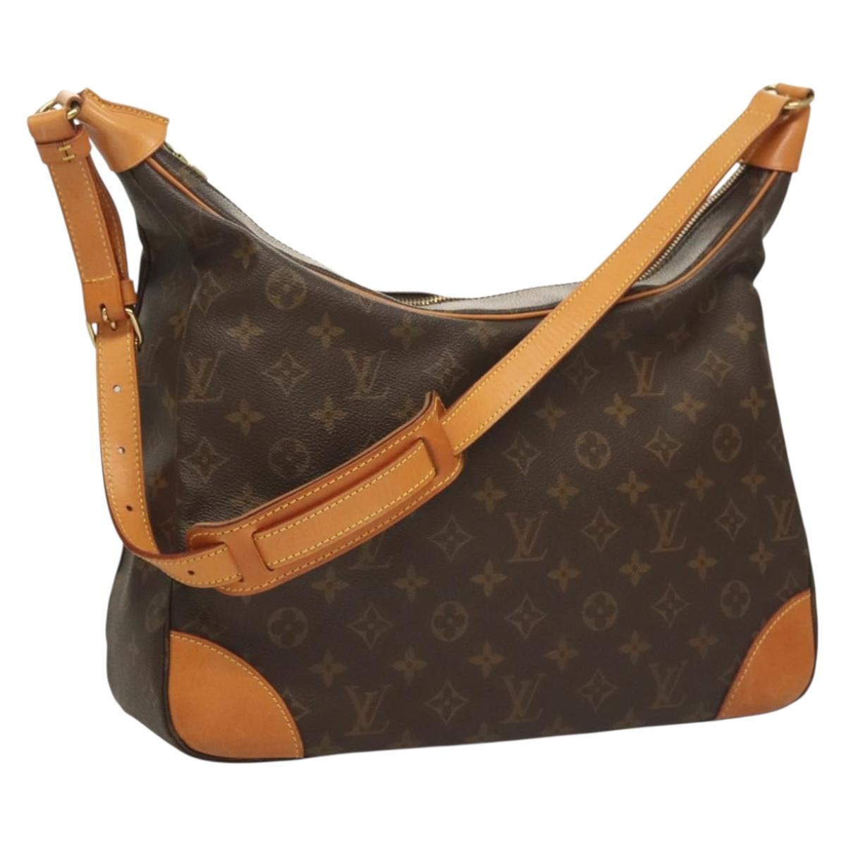 LOUIS VUITTON Monogram Boulogne 35 Shoulder Bag M51260 LV Auth PP661