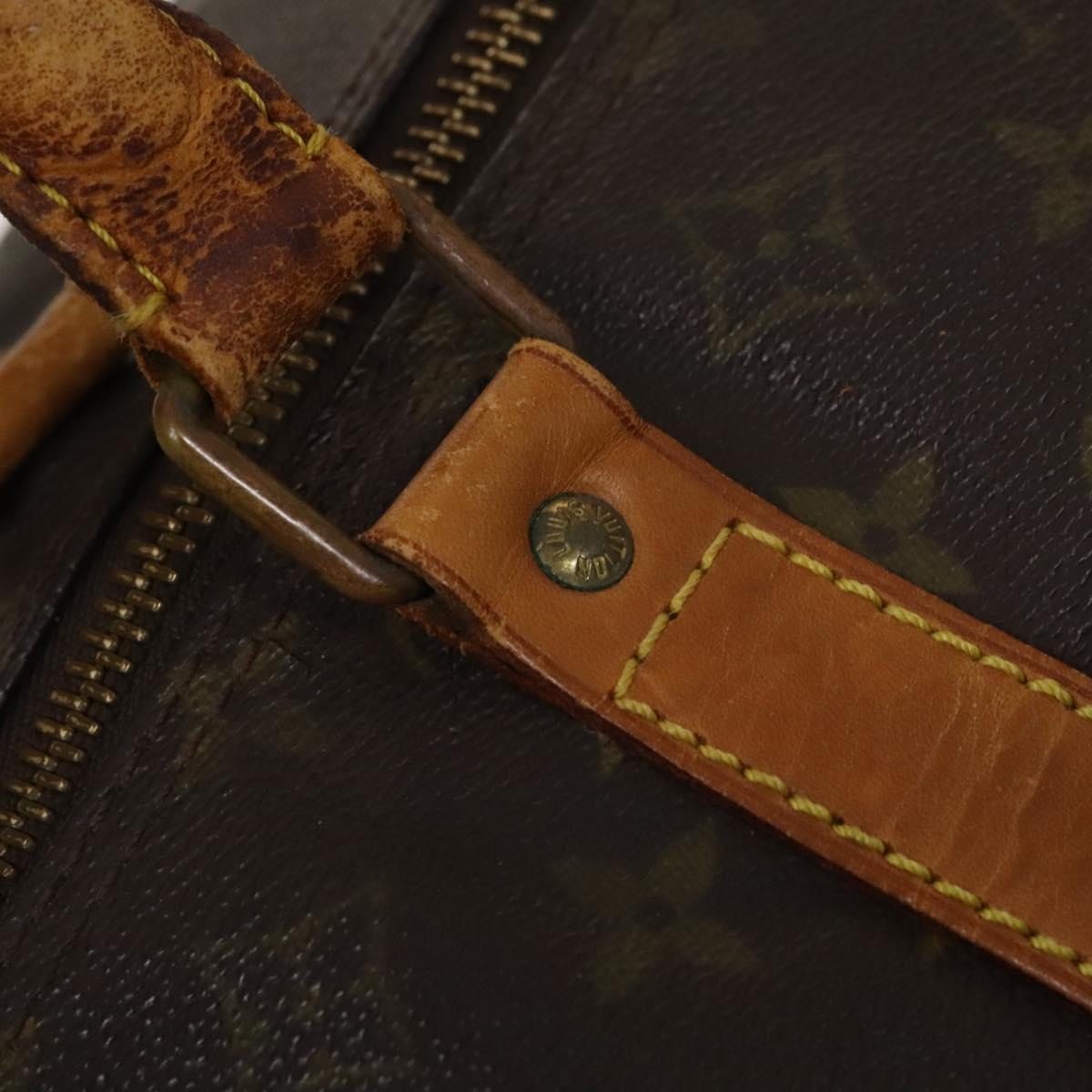 LOUIS VUITTON Monogram Keepall 60 Boston Bag Vintage M41422 LV Auth PP681