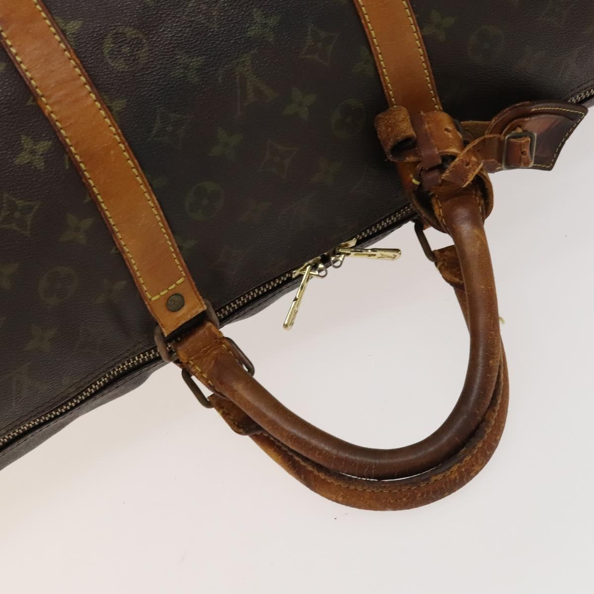 LOUIS VUITTON Monogram Keepall 60 Boston Bag Vintage M41422 LV Auth PP681