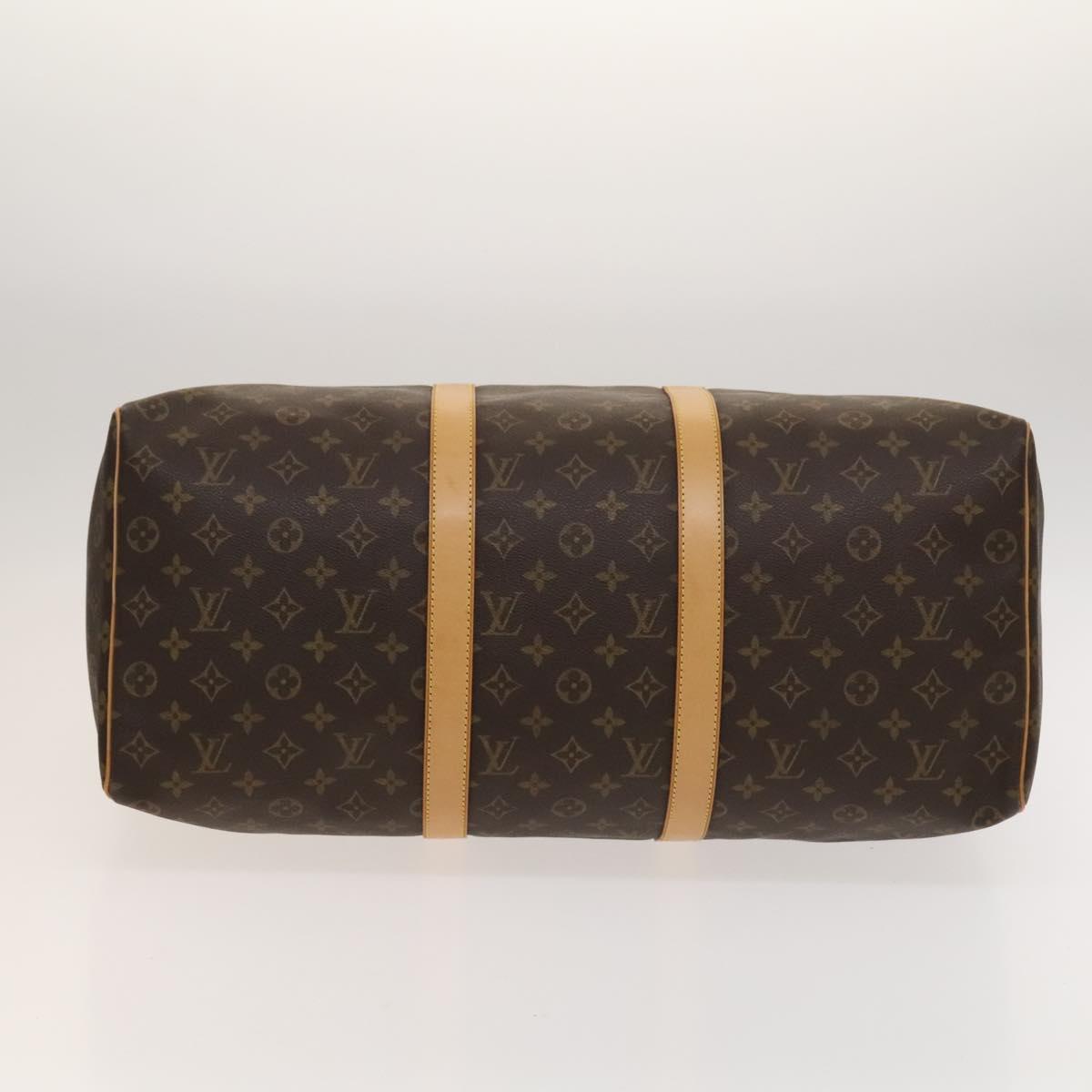 LOUIS VUITTON Monogram Keepall 50 Boston Bag M41426 LV Auth PP687