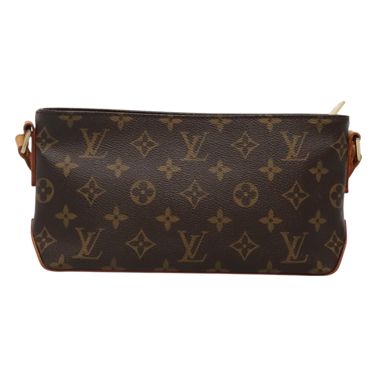 LOUIS VUITTON Monogram Trotteur Shoulder Bag M51240 LV Auth PP688