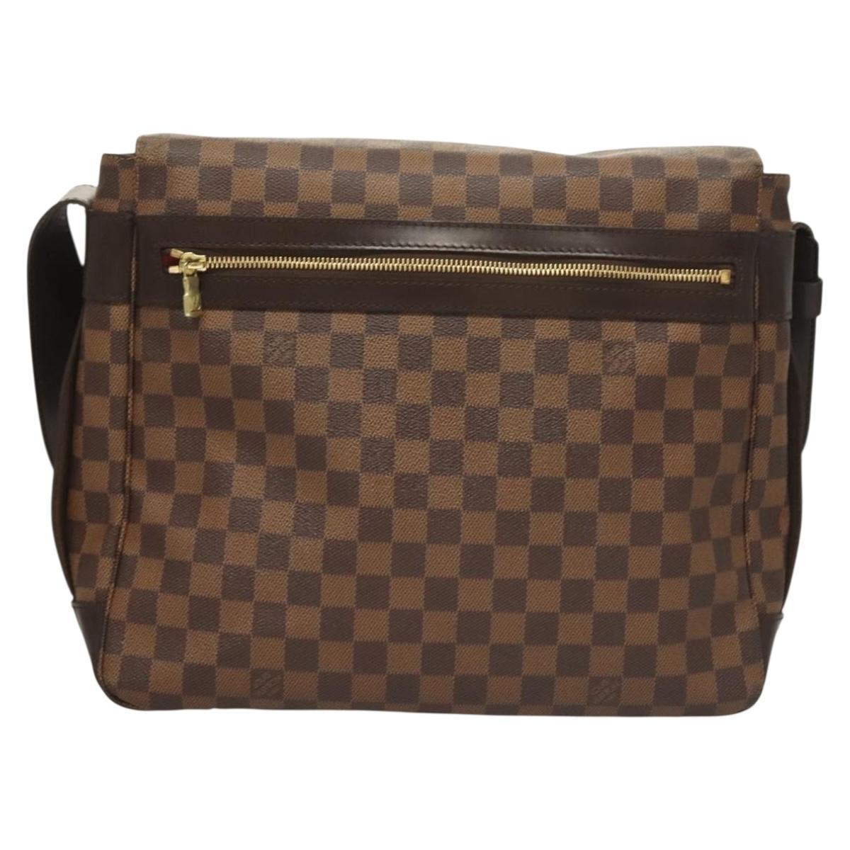 LOUIS VUITTON Damier Ebene Bastille Shoulder Bag N45258 LV Auth PP709