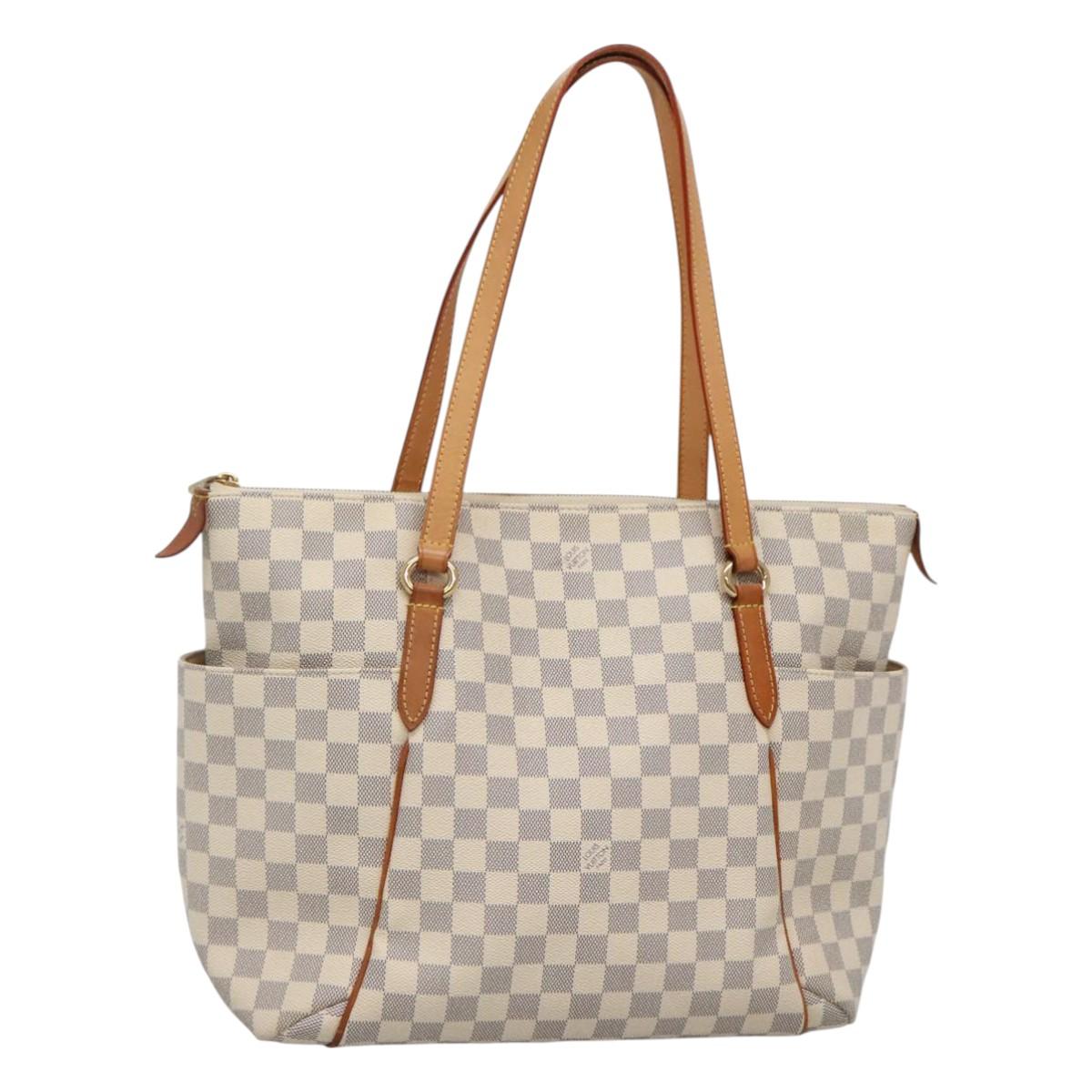 LOUIS VUITTON Damier Azur Totally MM Tote Bag N51262 LV Auth PP717