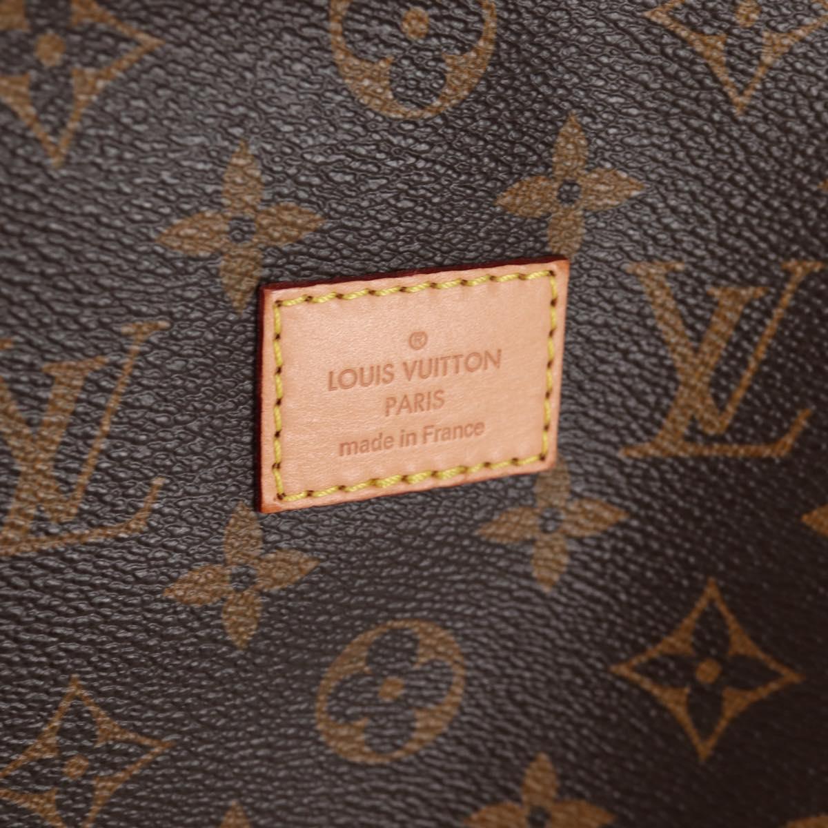LOUIS VUITTON Monogram Saumur 35 Shoulder Bag M42254 LV Auth PP736V
