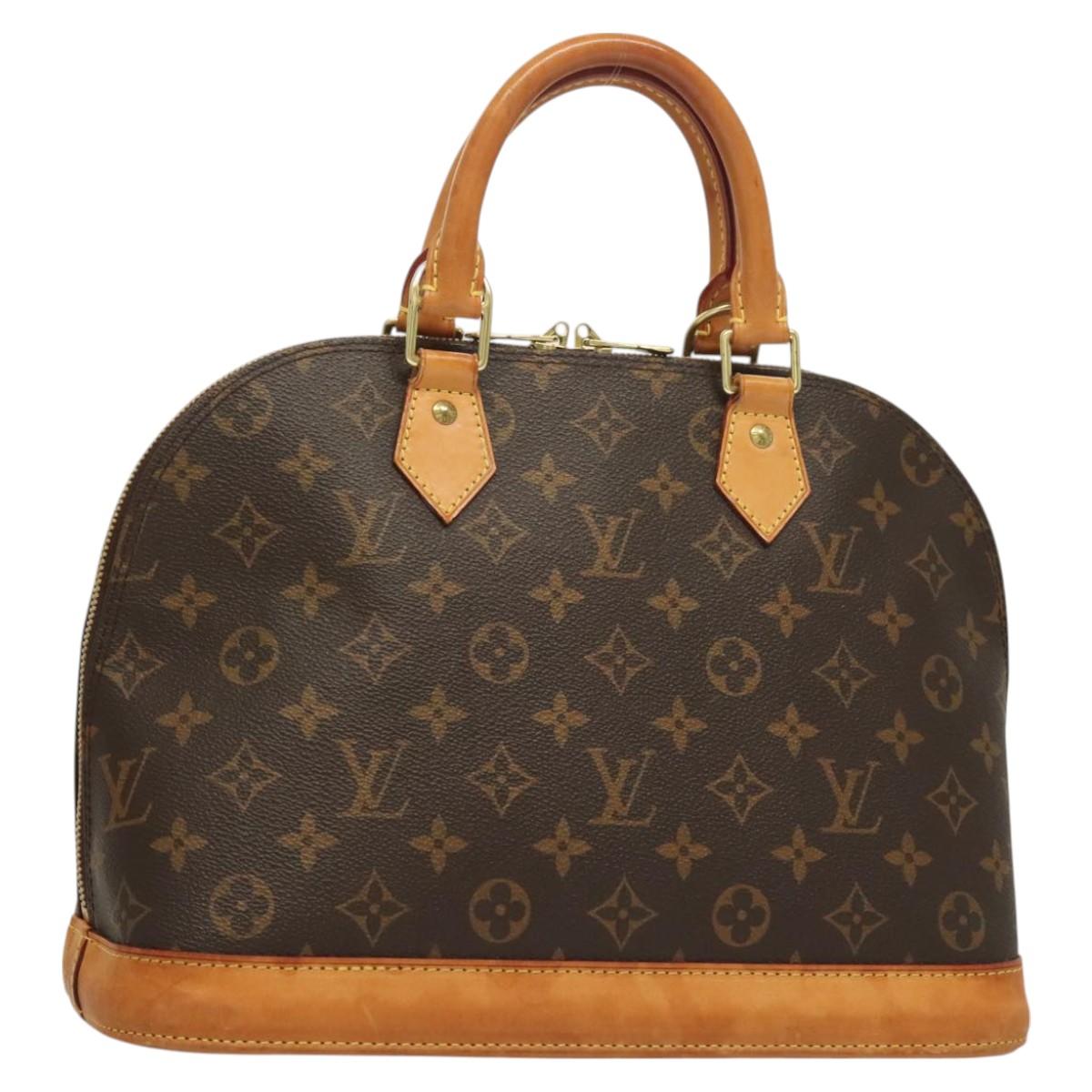 LOUIS VUITTON Monogram Alma PM Hand Bag M53151 LV Auth PP743