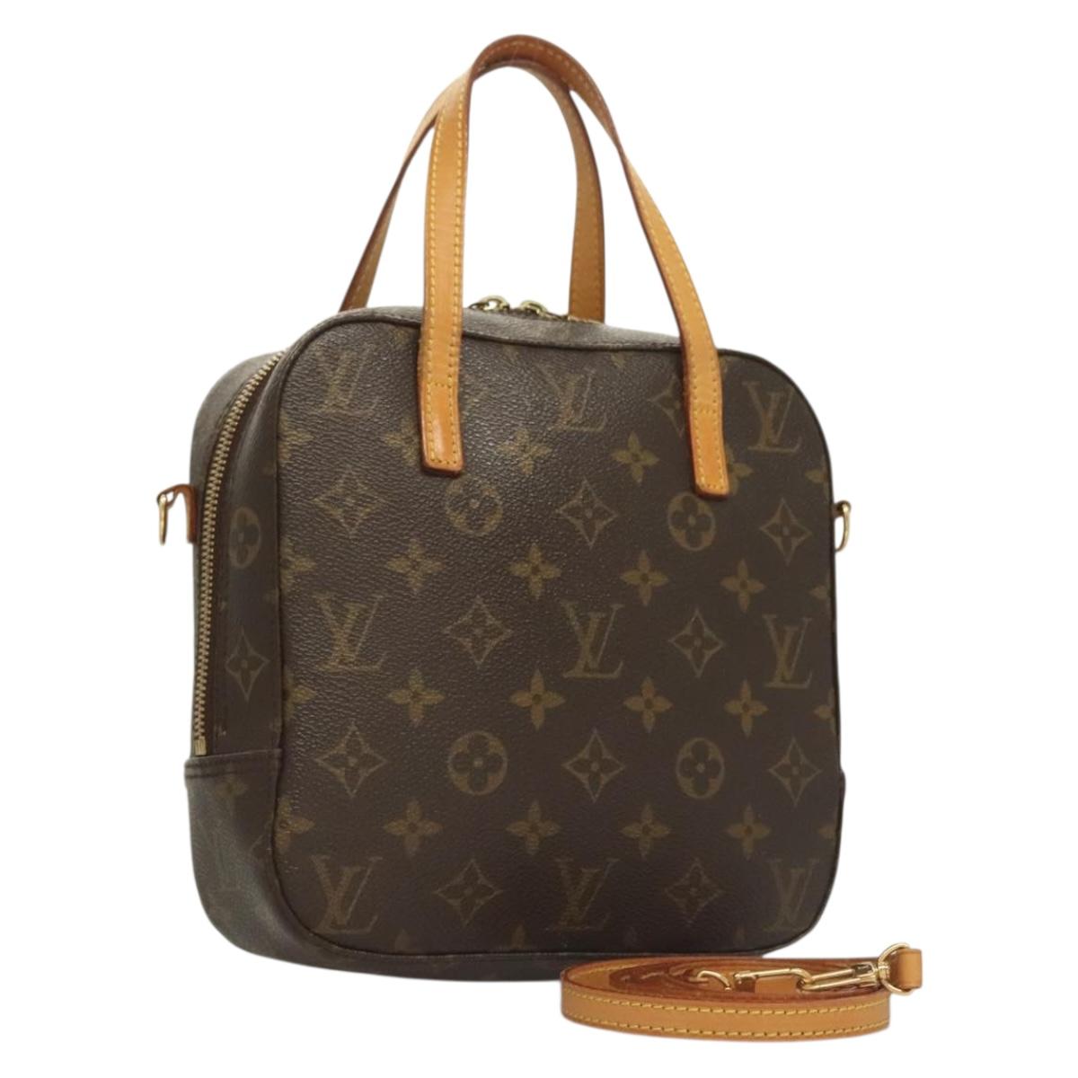 LOUIS VUITTON Monogram Spontini Hand Bag 2way M47500 LV Auth PP825