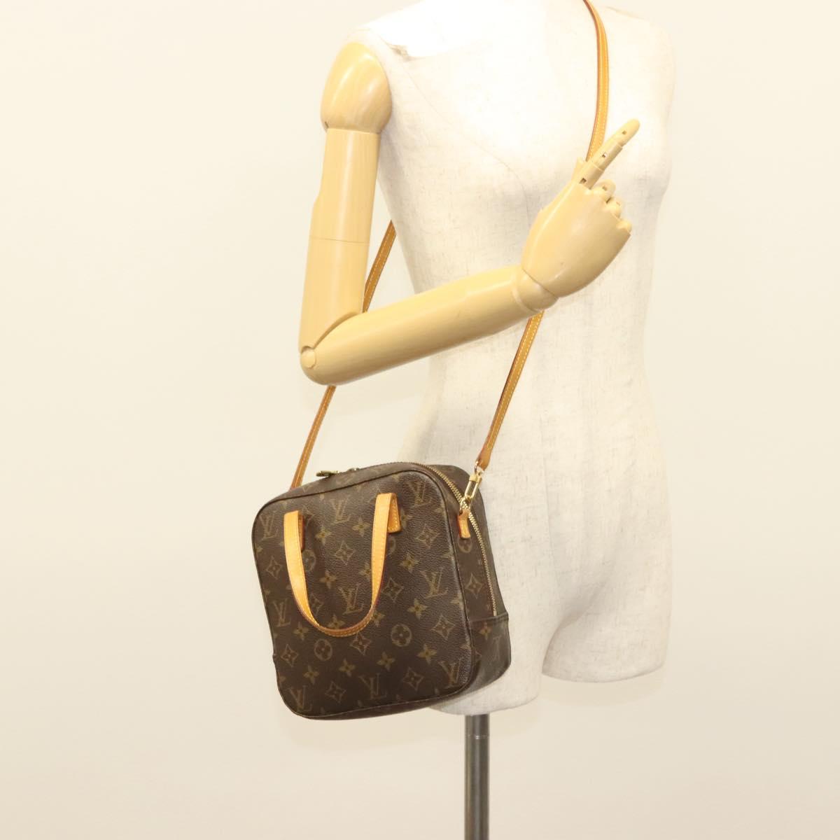 LOUIS VUITTON Monogram Spontini Hand Bag 2way M47500 LV Auth PP825