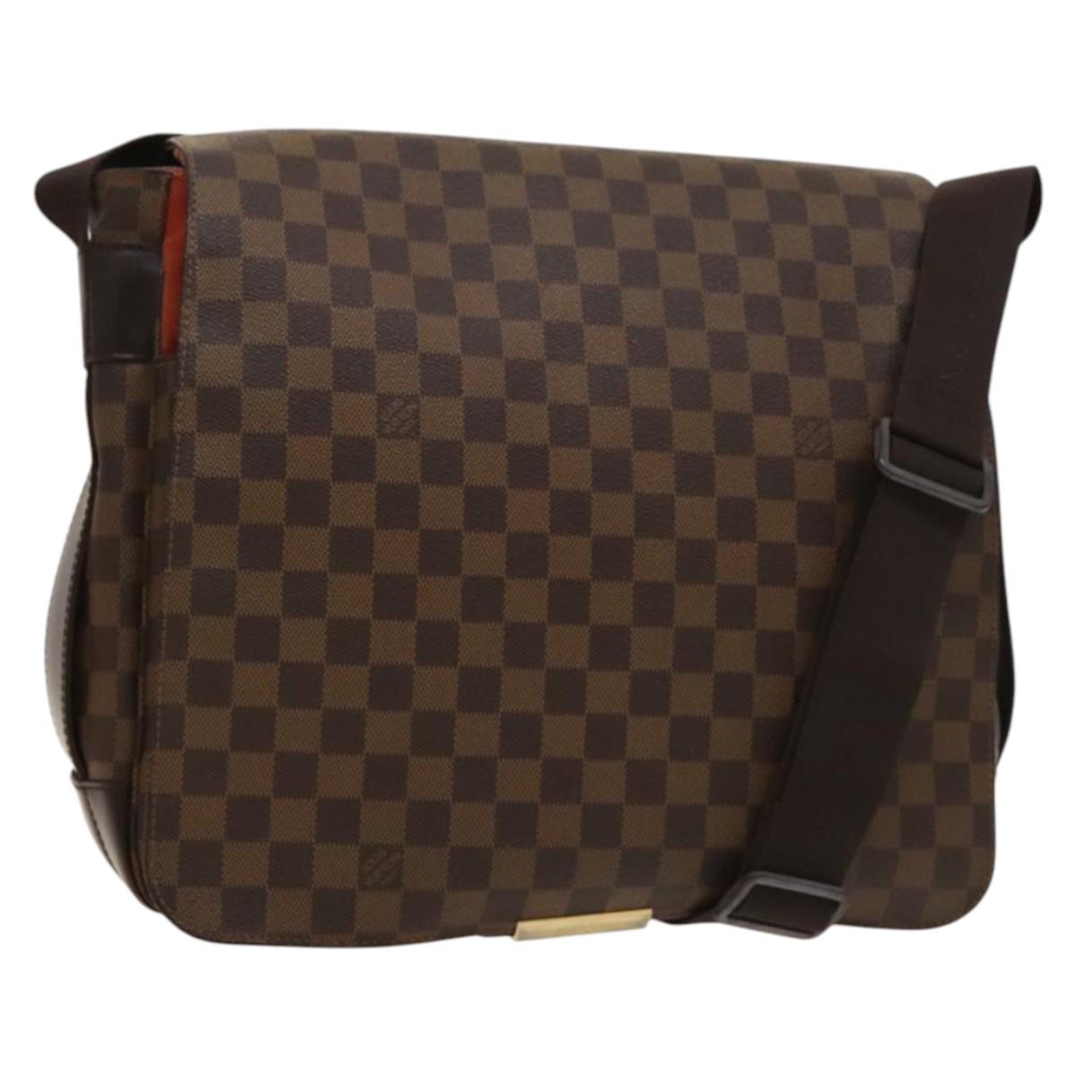 LOUIS VUITTON Damier Ebene Bastille Shoulder Bag N45258 LV Auth PP829