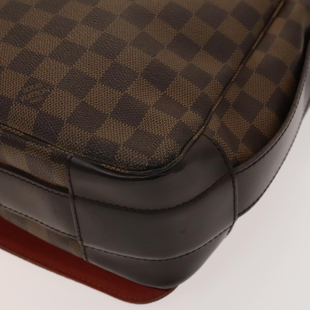 LOUIS VUITTON Damier Ebene Bastille Shoulder Bag N45258 LV Auth PP829