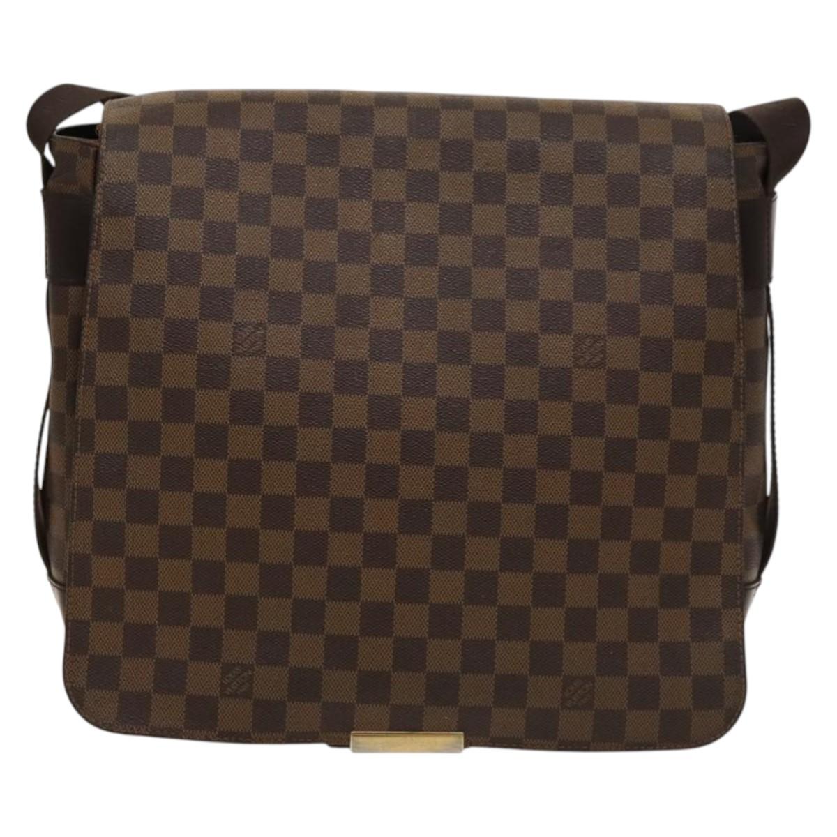 LOUIS VUITTON Damier Ebene Bastille Shoulder Bag N45258 LV Auth PP829