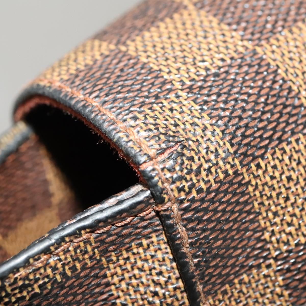 LOUIS VUITTON Damier Ebene Bastille Shoulder Bag N45258 LV Auth PP829