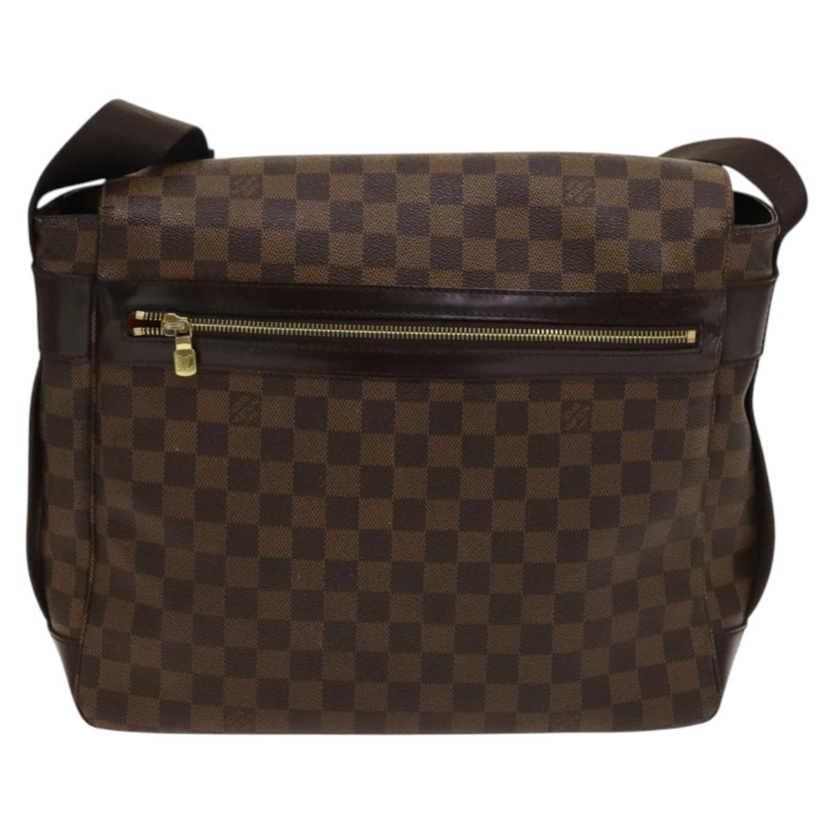 LOUIS VUITTON Damier Ebene Bastille Shoulder Bag N45258 LV Auth PP829