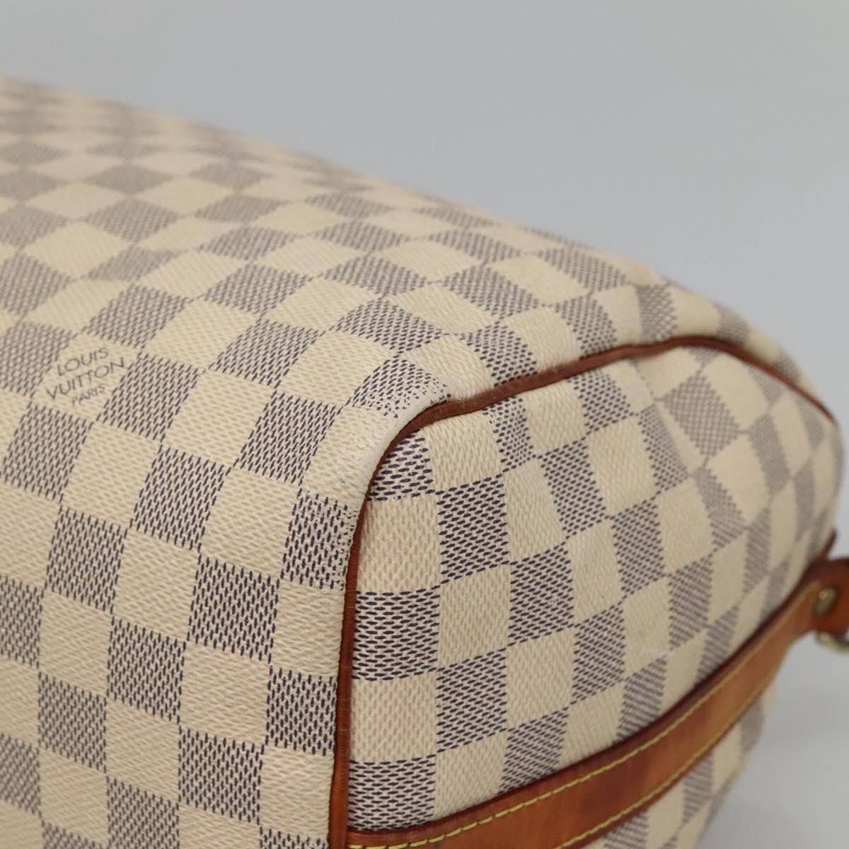 LOUIS VUITTON Damier Azur Speedy Bandouliere 30 Bag 2way N41052 LV Auth PP838
