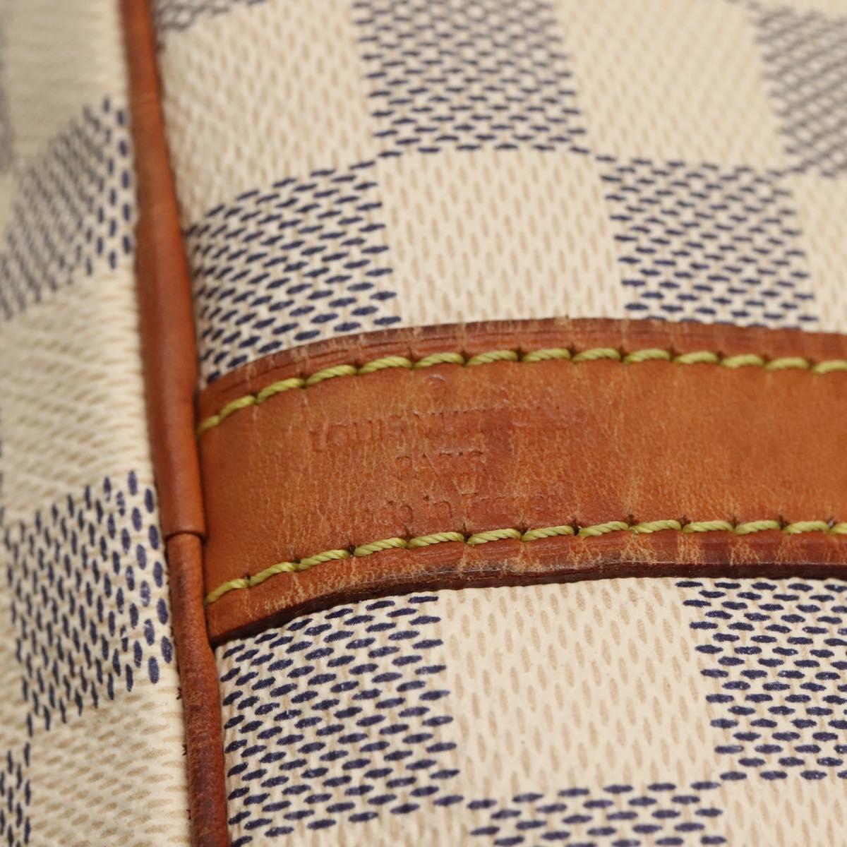 LOUIS VUITTON Damier Azur Speedy Bandouliere 30 Bag 2way N41052 LV Auth PP838