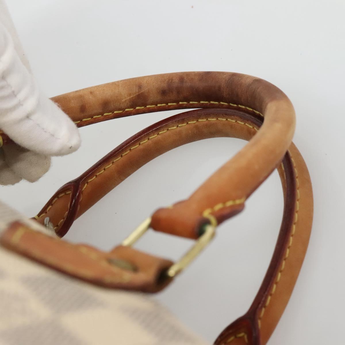LOUIS VUITTON Damier Azur Speedy Bandouliere 30 Bag 2way N41052 LV Auth PP838