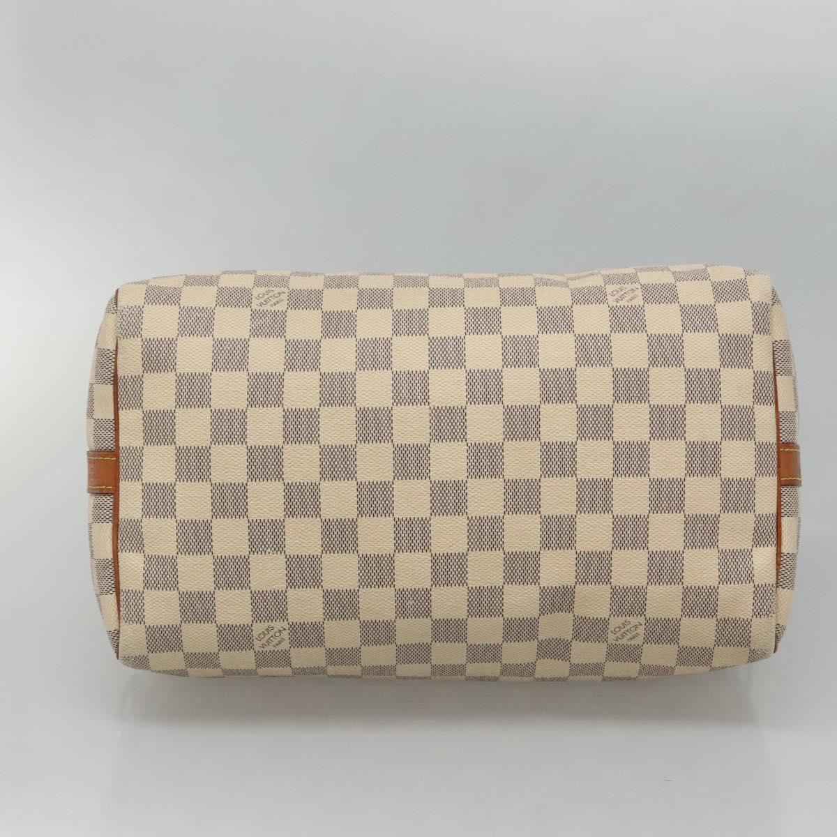 LOUIS VUITTON Damier Azur Speedy Bandouliere 30 Bag 2way N41052 LV Auth PP838
