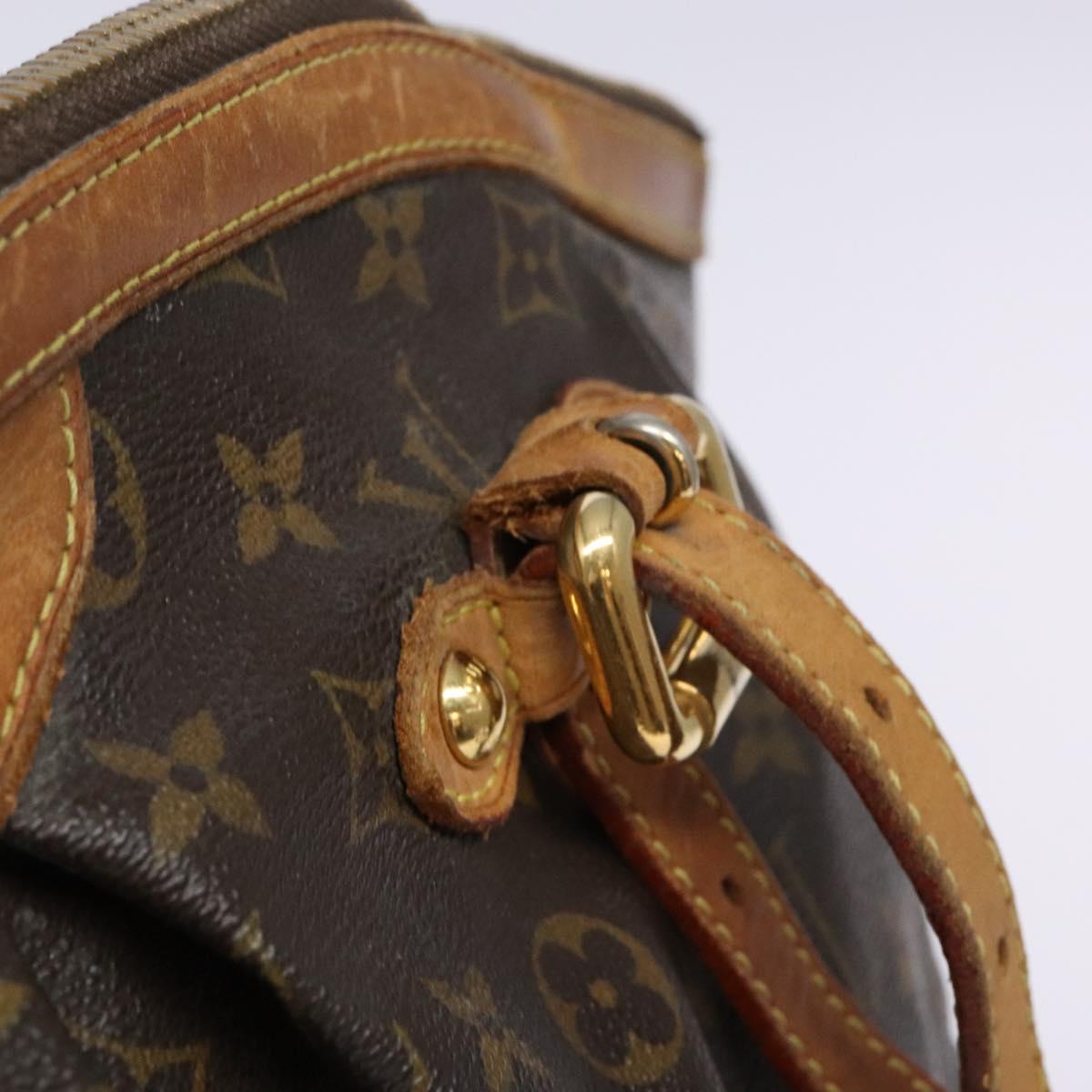 LOUIS VUITTON Monogram Tivori GM Hand Bag M40144 LV Auth PP879