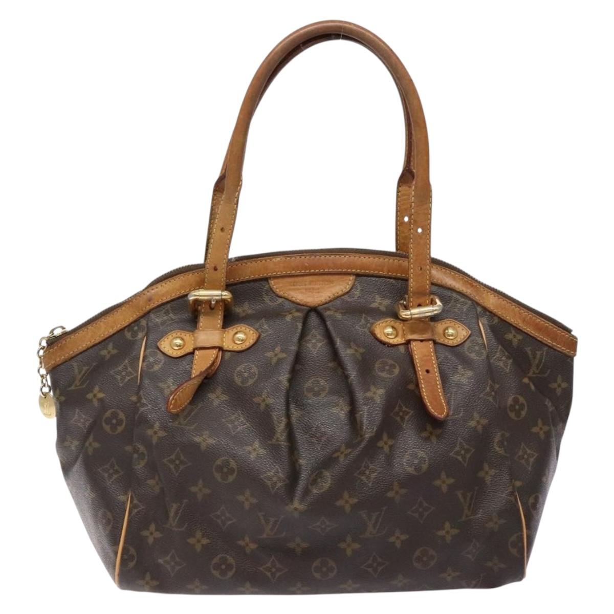 LOUIS VUITTON Monogram Tivori GM Hand Bag M40144 LV Auth PP879