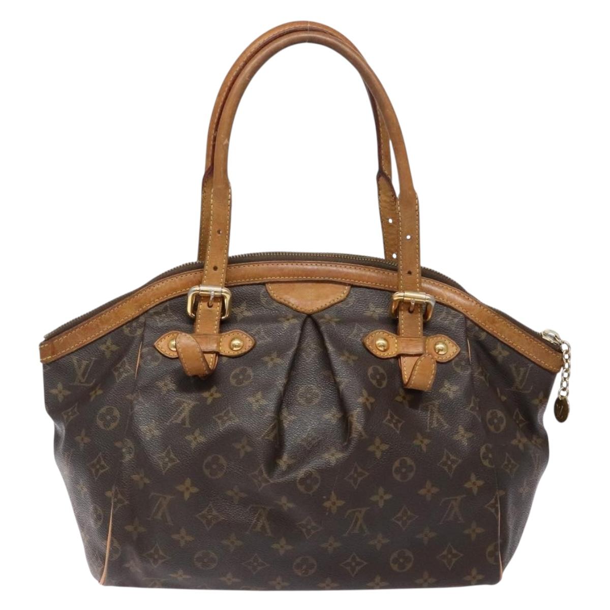 LOUIS VUITTON Monogram Tivori GM Hand Bag M40144 LV Auth PP879