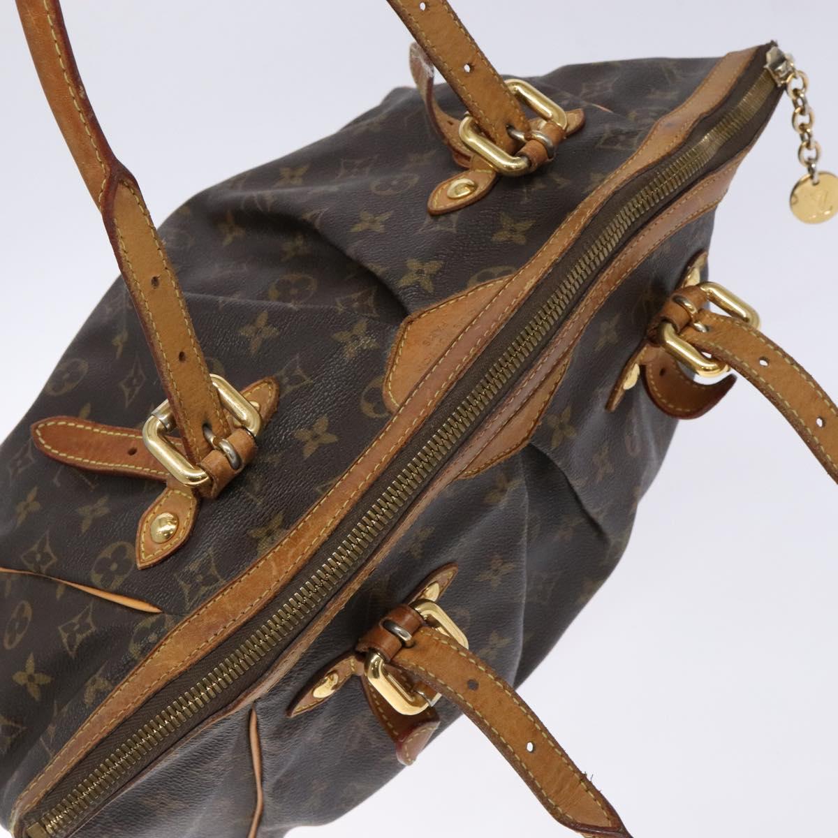 LOUIS VUITTON Monogram Tivori GM Hand Bag M40144 LV Auth PP879
