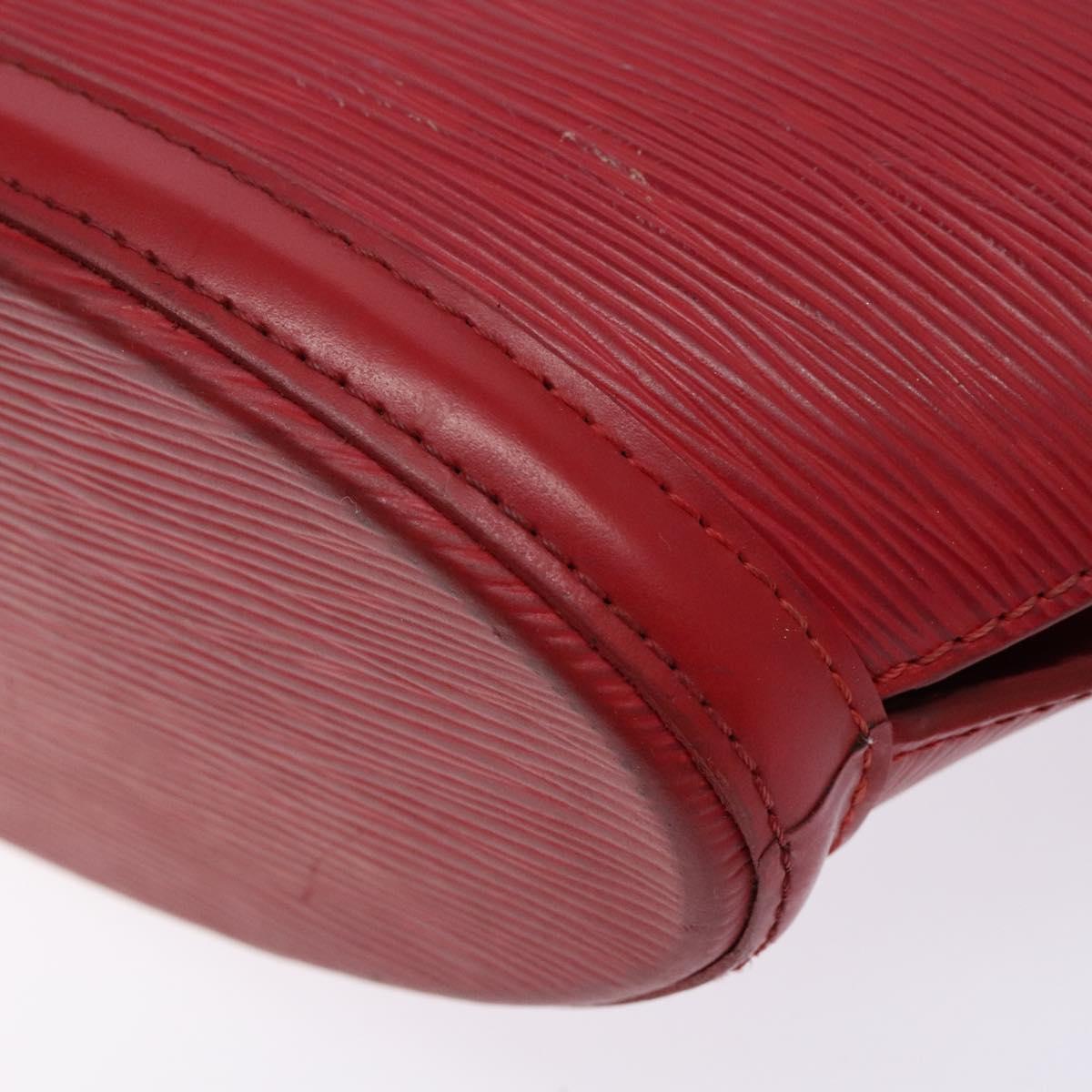 LOUIS VUITTON Epi Saint Jacques Poignees Long Hand Bag Red M52337 Auth PP902