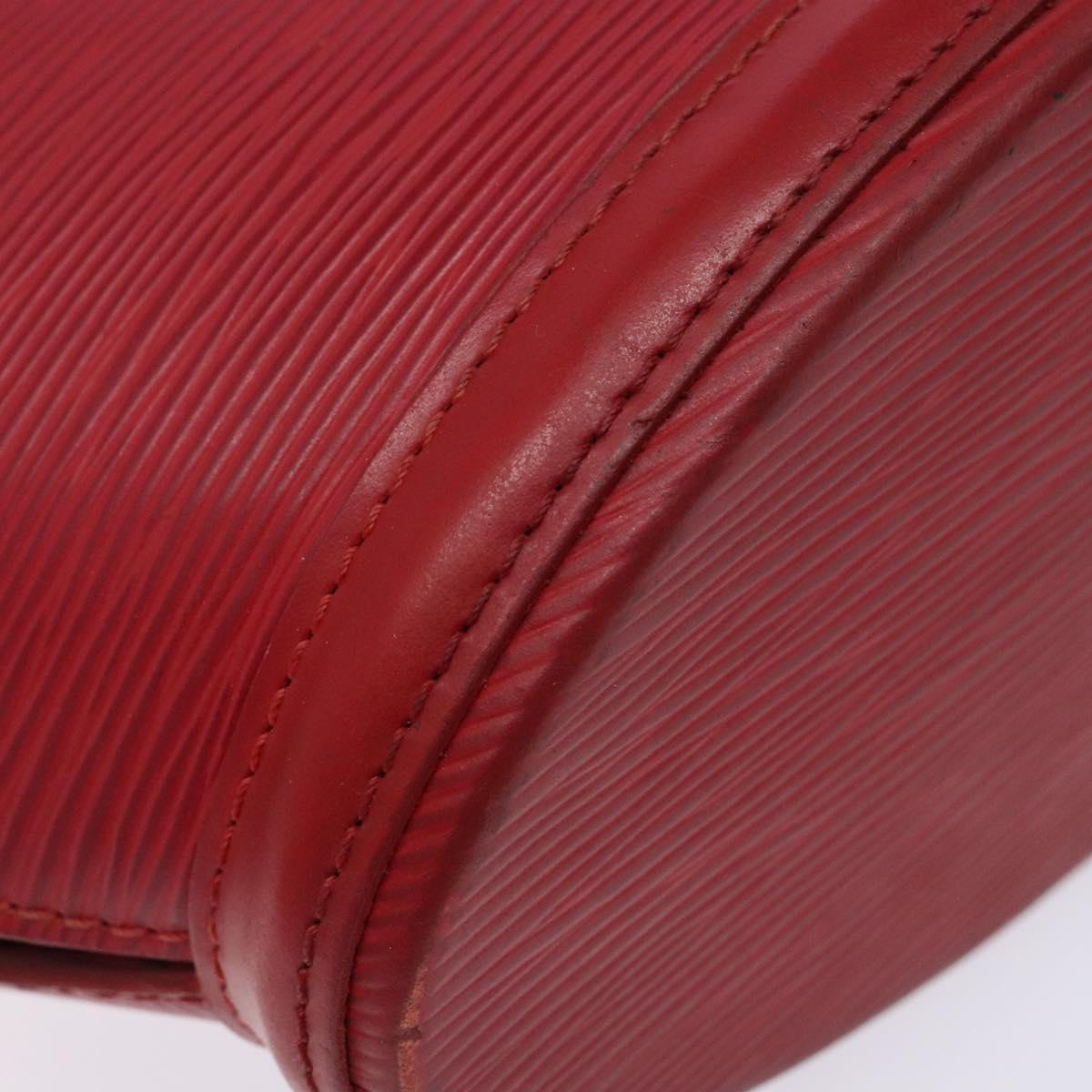 LOUIS VUITTON Epi Saint Jacques Poignees Long Hand Bag Red M52337 Auth PP902