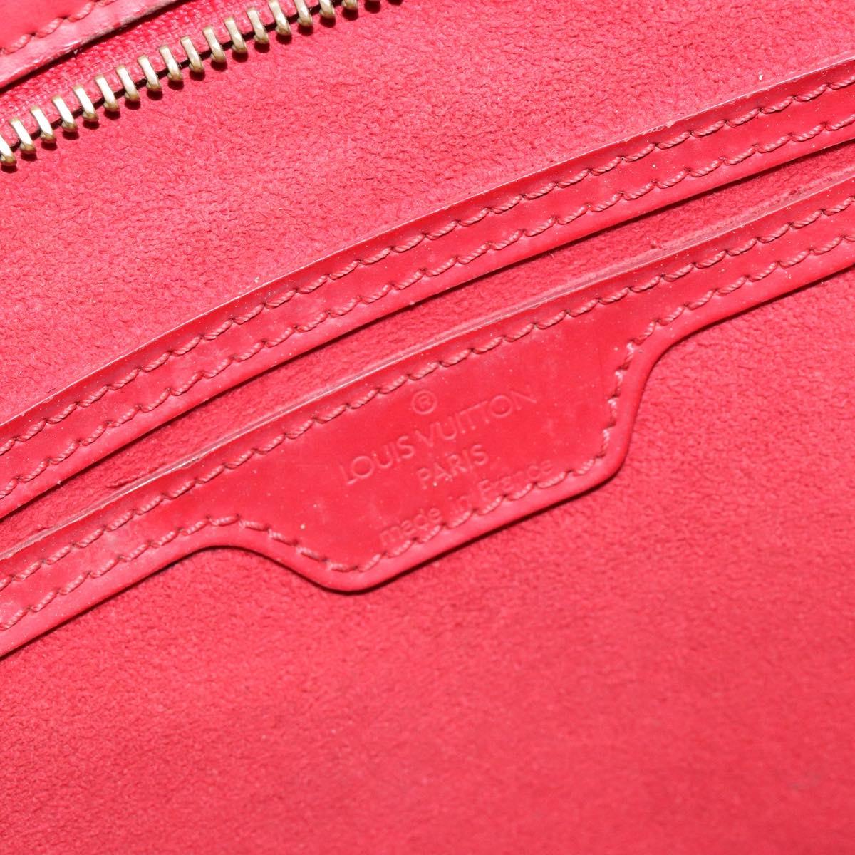 LOUIS VUITTON Epi Saint Jacques Poignees Long Hand Bag Red M52337 Auth PP902