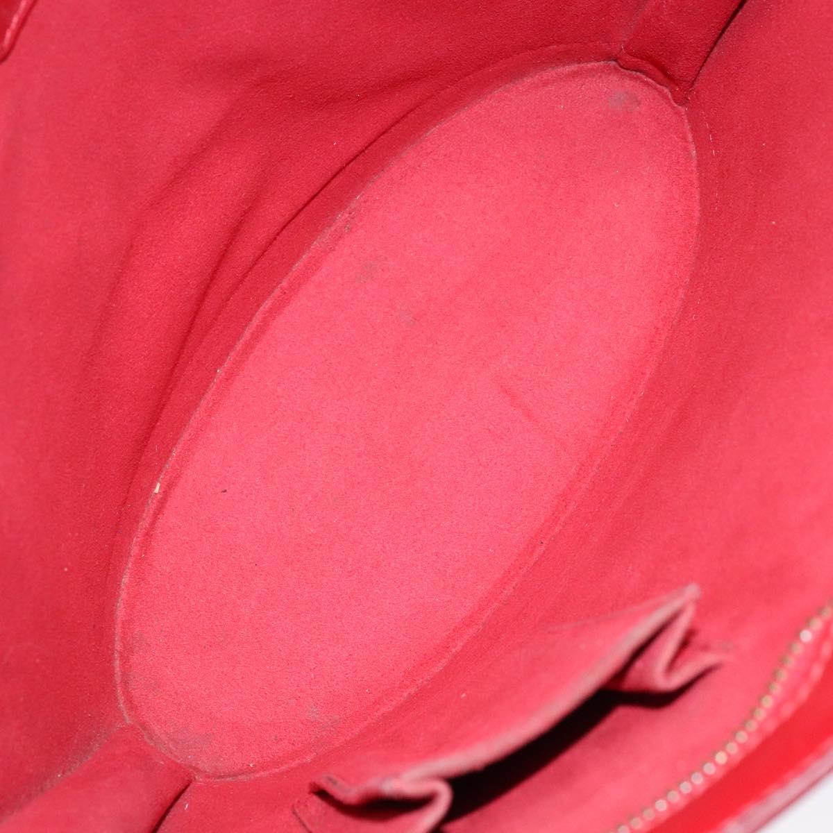 LOUIS VUITTON Epi Saint Jacques Poignees Long Hand Bag Red M52337 Auth PP902
