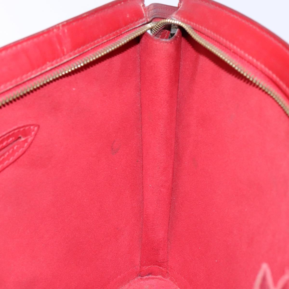 LOUIS VUITTON Epi Saint Jacques Poignees Long Hand Bag Red M52337 Auth PP902