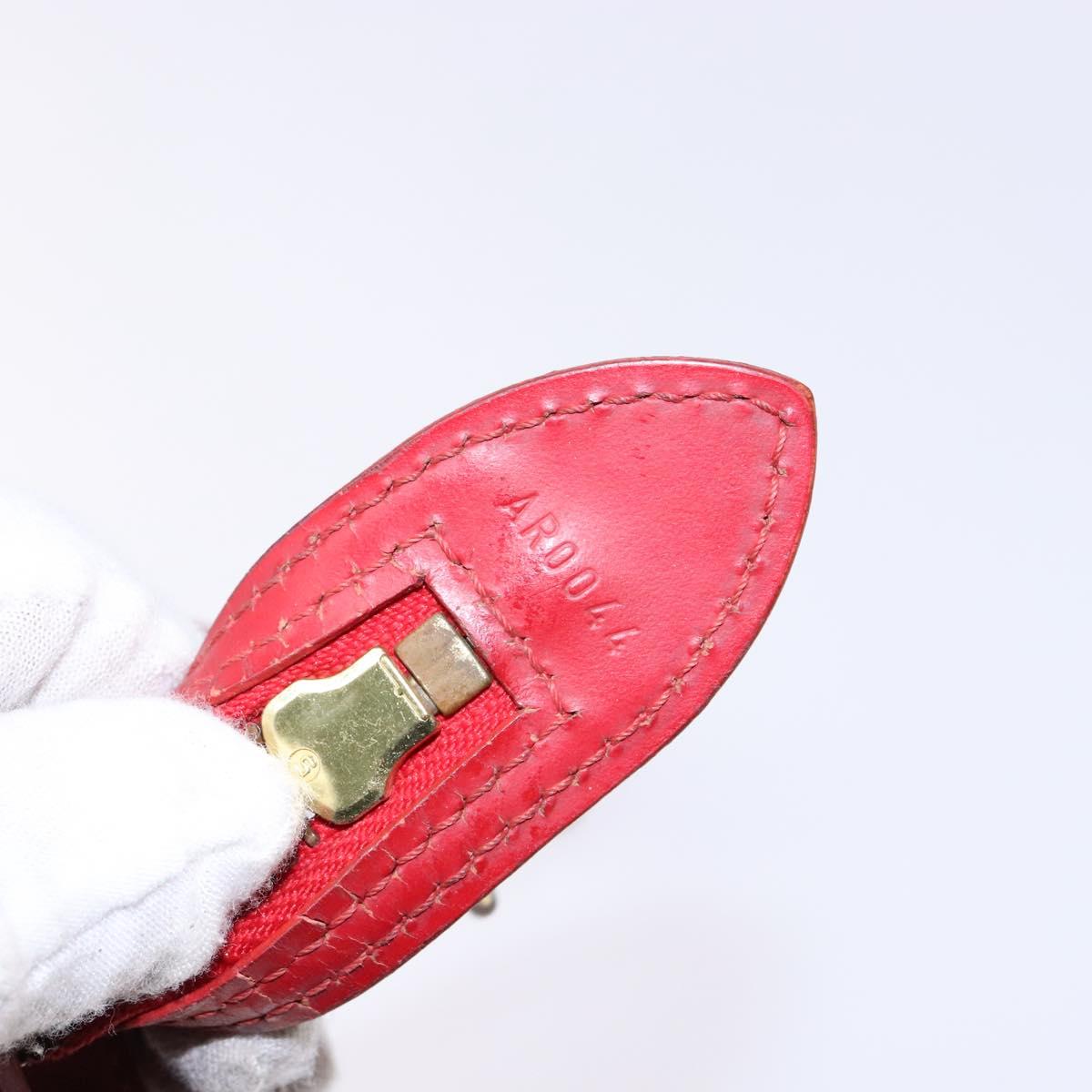 LOUIS VUITTON Epi Saint Jacques Poignees Long Hand Bag Red M52337 Auth PP902
