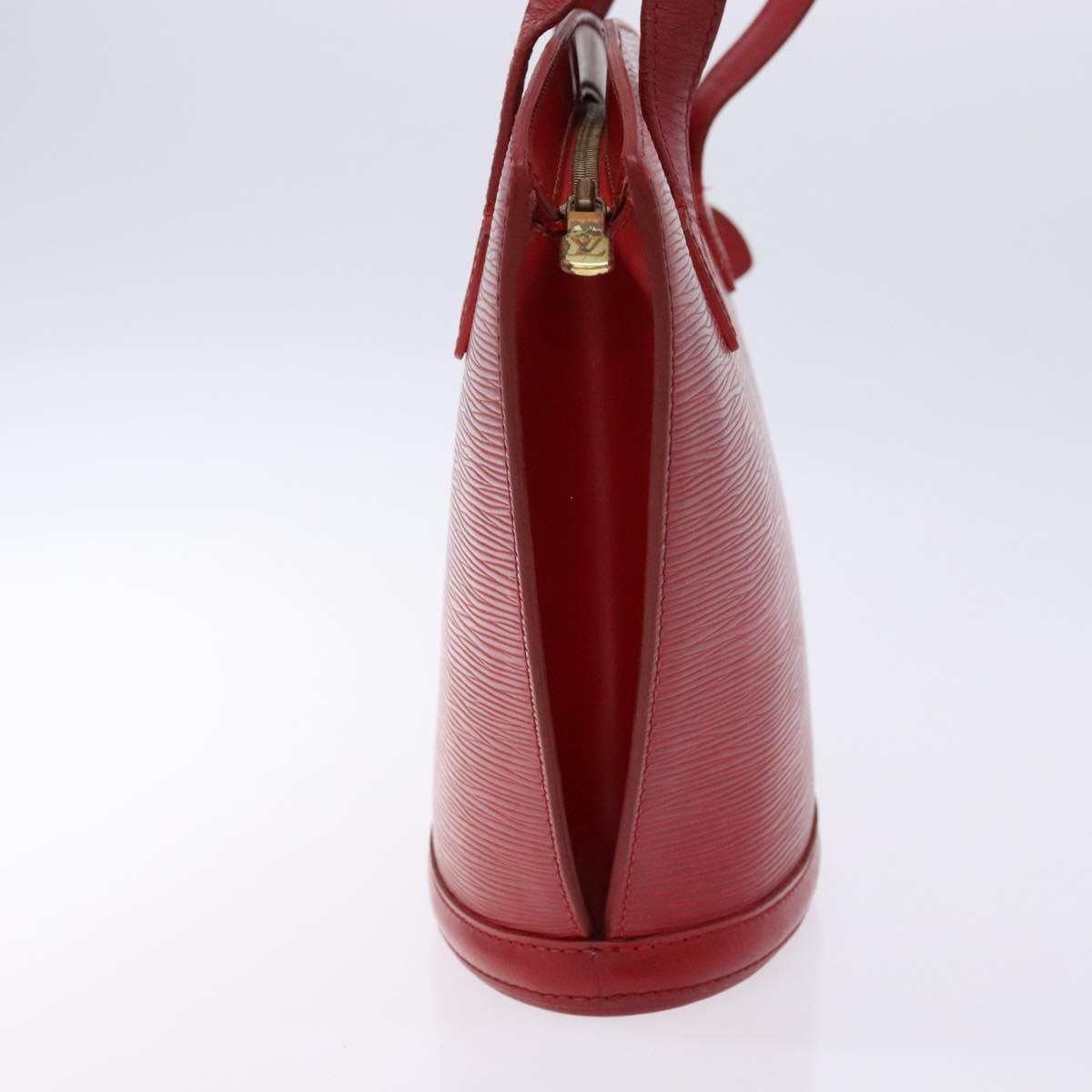 LOUIS VUITTON Epi Saint Jacques Poignees Long Hand Bag Red M52337 Auth PP902