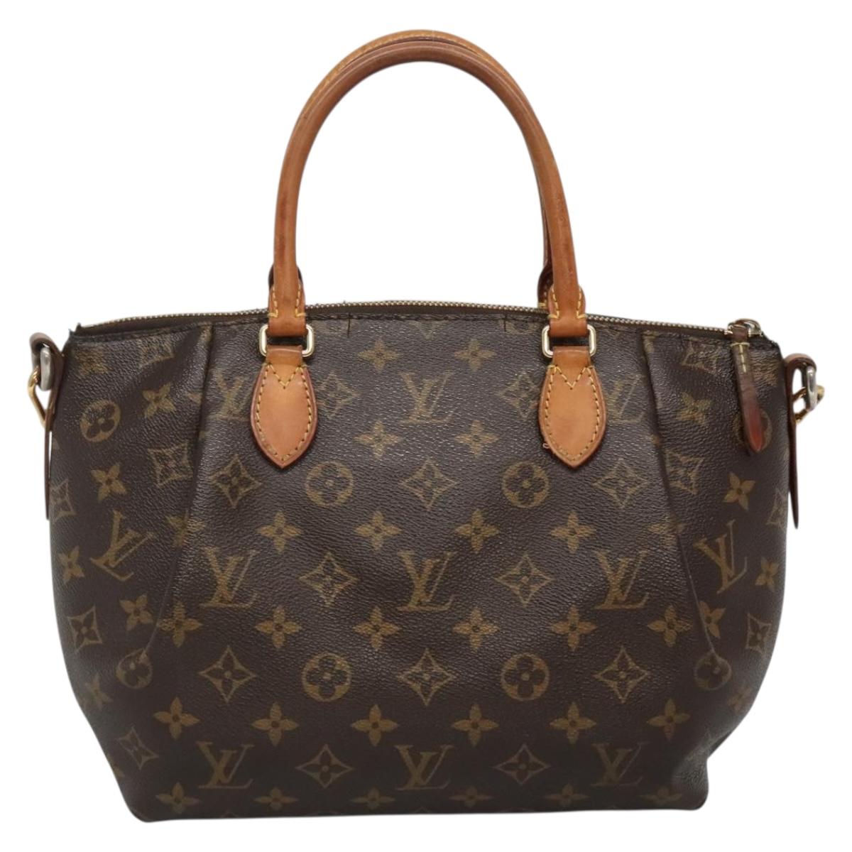 LOUIS VUITTON Monogram Turen PM Hand Bag 2way M48813 LV Auth PP904