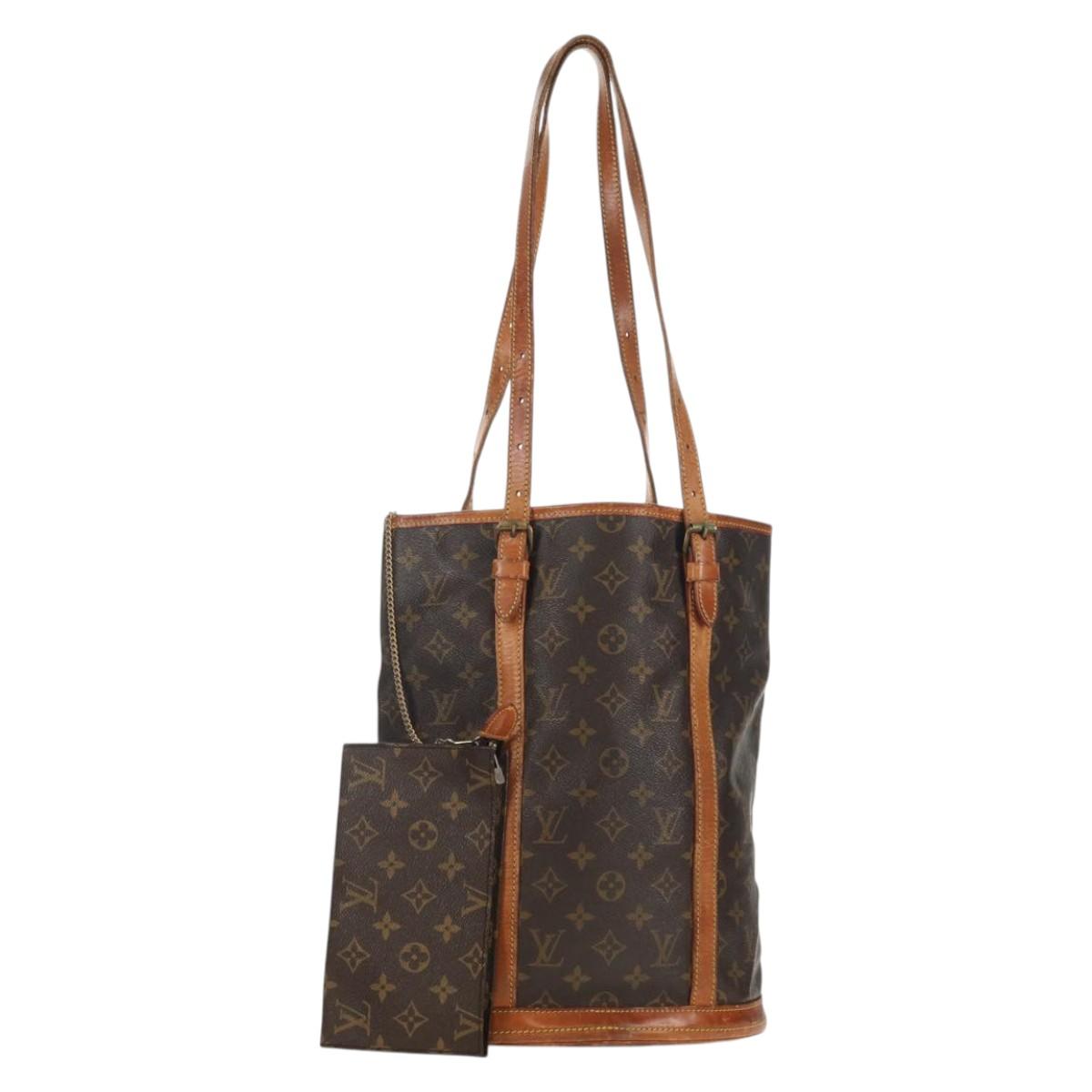 LOUIS VUITTON Monogram Bucket GM Shoulder Bag Vintage M42236 LV Auth pt2981