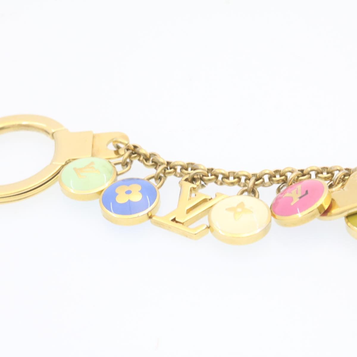 LOUIS VUITTON Porte Cles Chainne Pastille Bag Charm Multicolor M65386 Auth q049