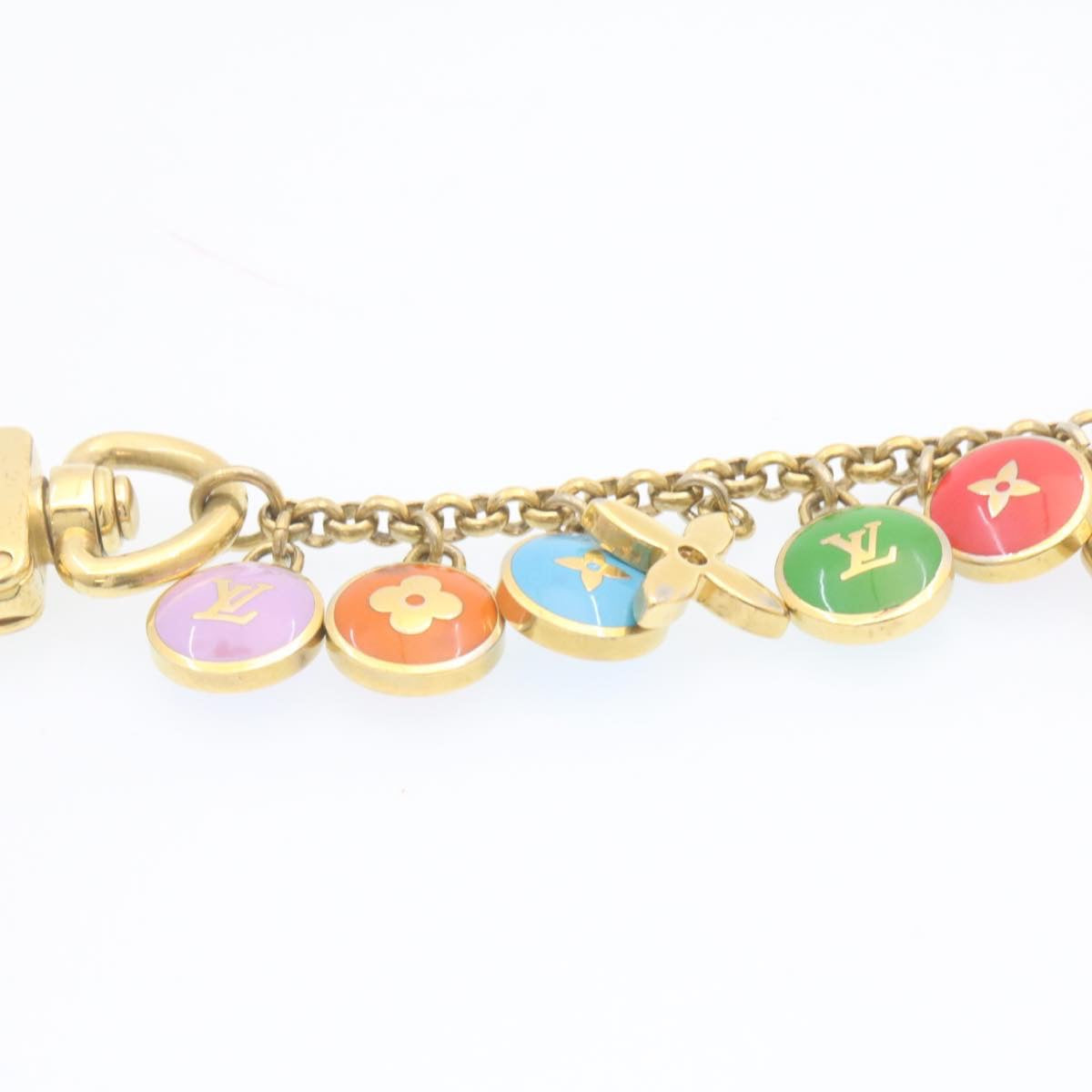 LOUIS VUITTON Porte Cles Chainne Pastille Bag Charm Multicolor M65386 Auth q049